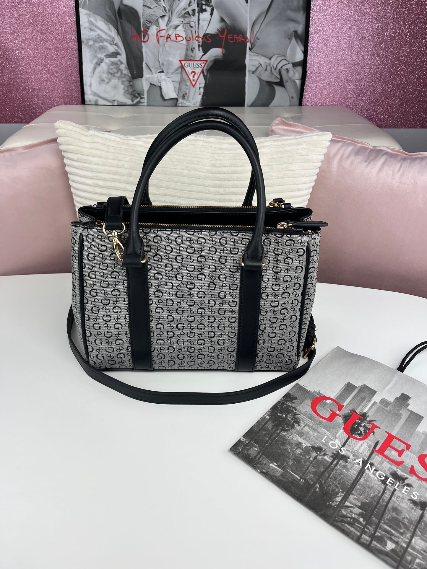 Guess Satchel Gris