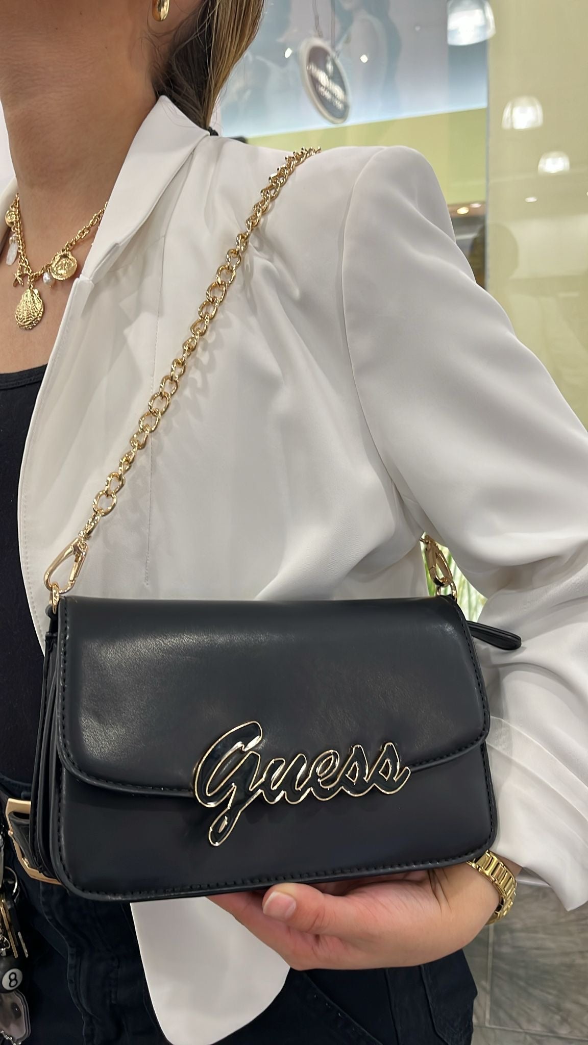 Guess Shoulder Bag Negro