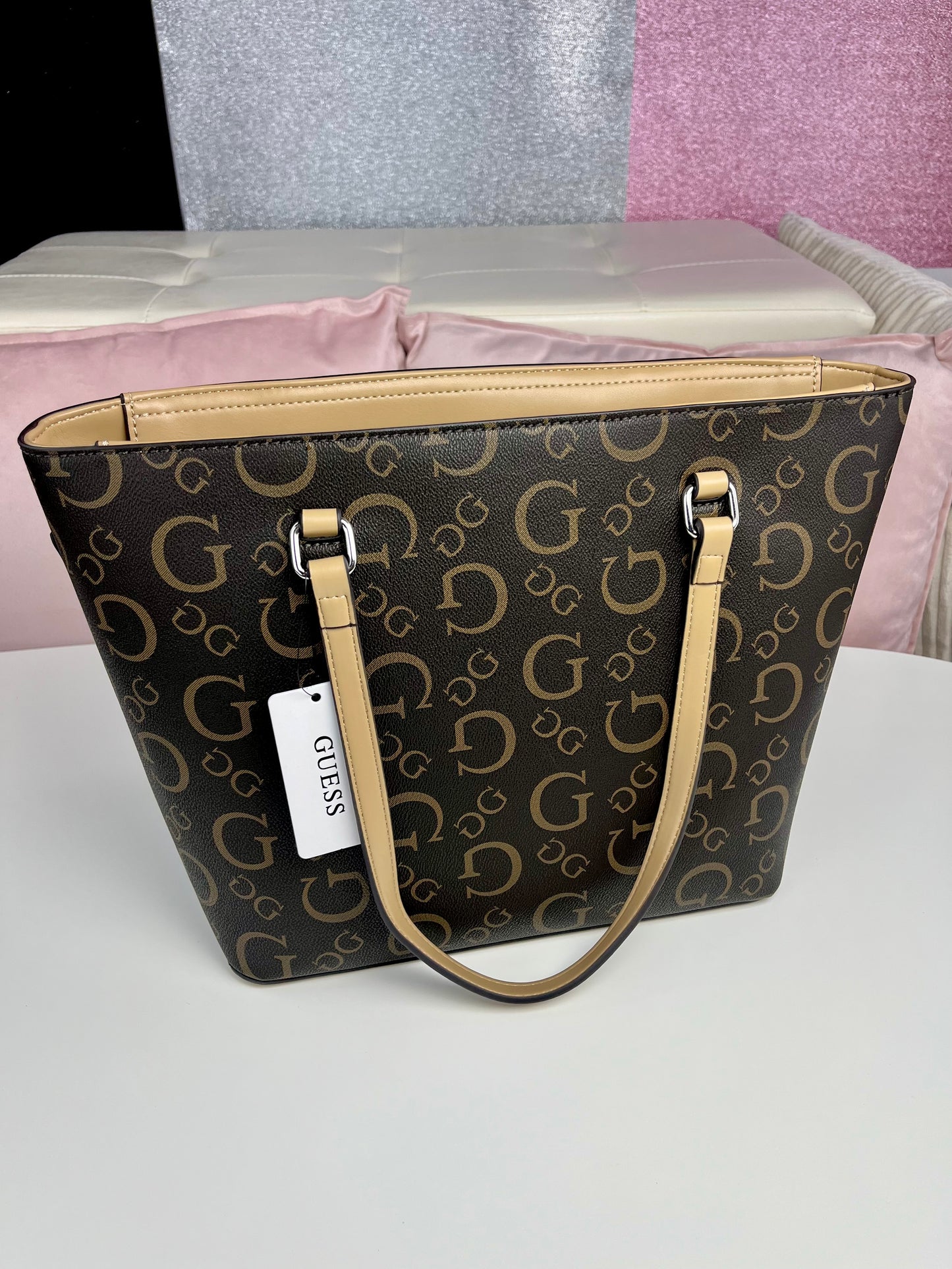 Guess Tote BAG Café - Gold