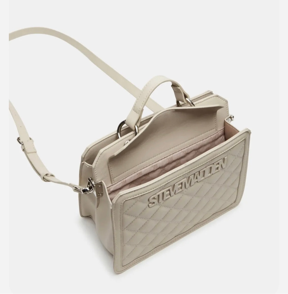 Steve Madden Crossbody Beige relieve