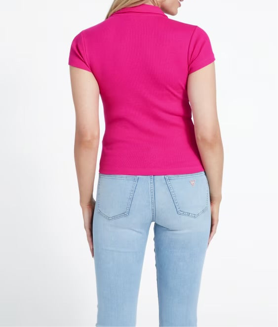 Guess Polo T Shirt Rosa