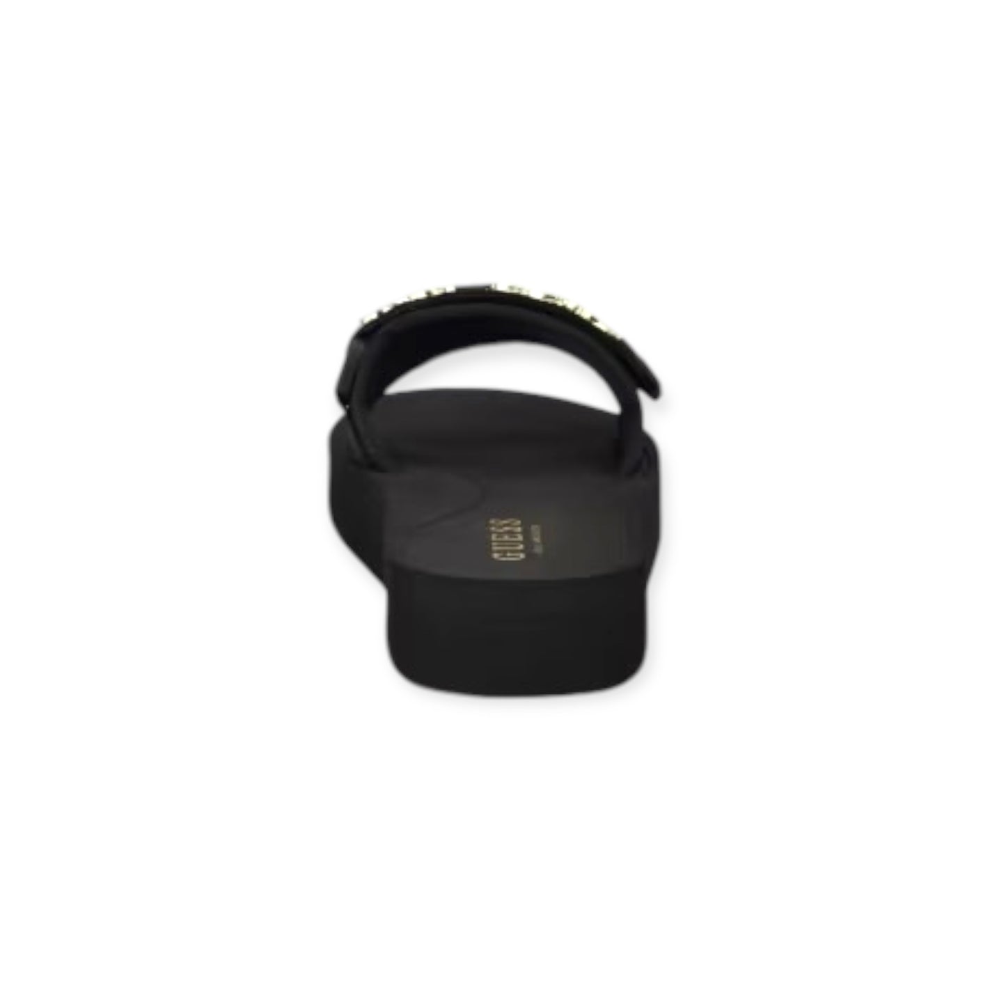 Guess Sandalia Negro logo Peers