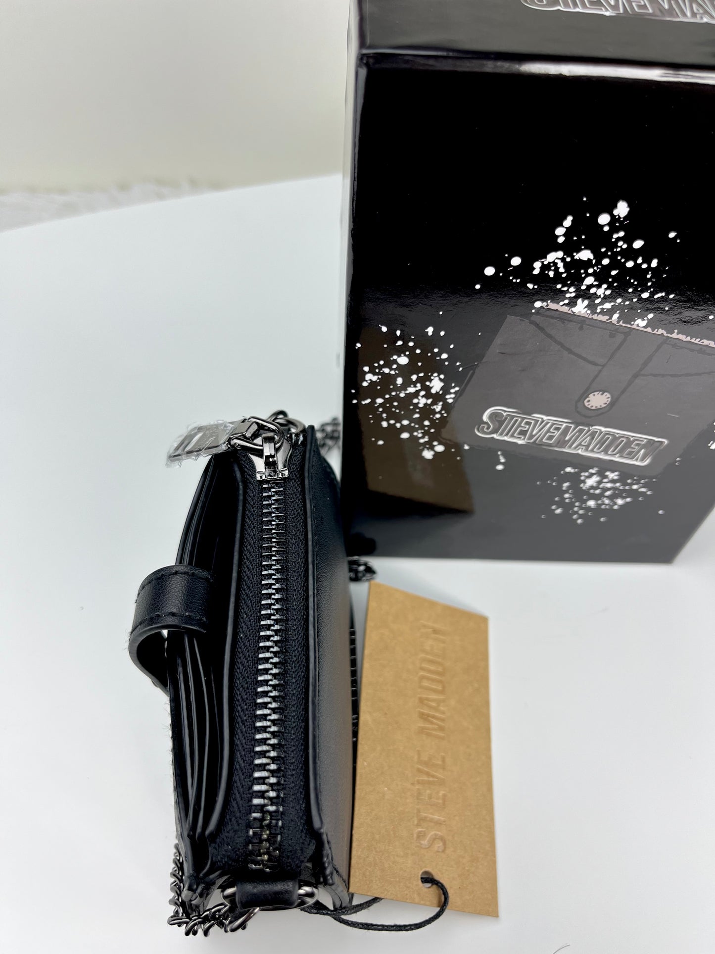 Steve Madden Billetera mini Crossbody Negra