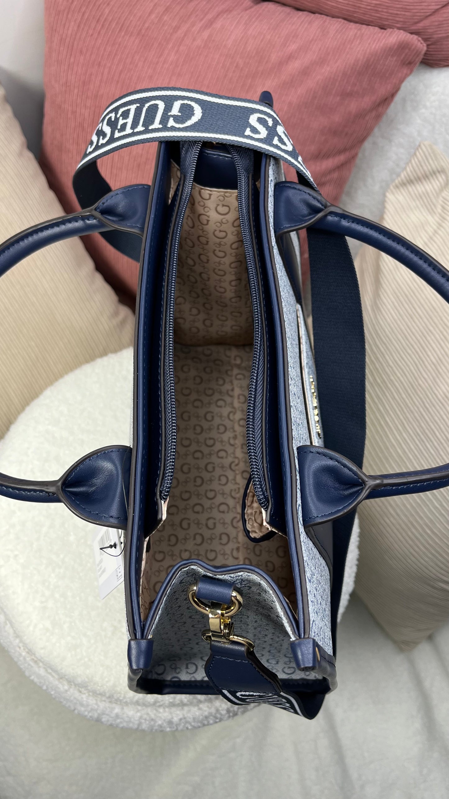Guess Tote - Crossbody Mediano Blue