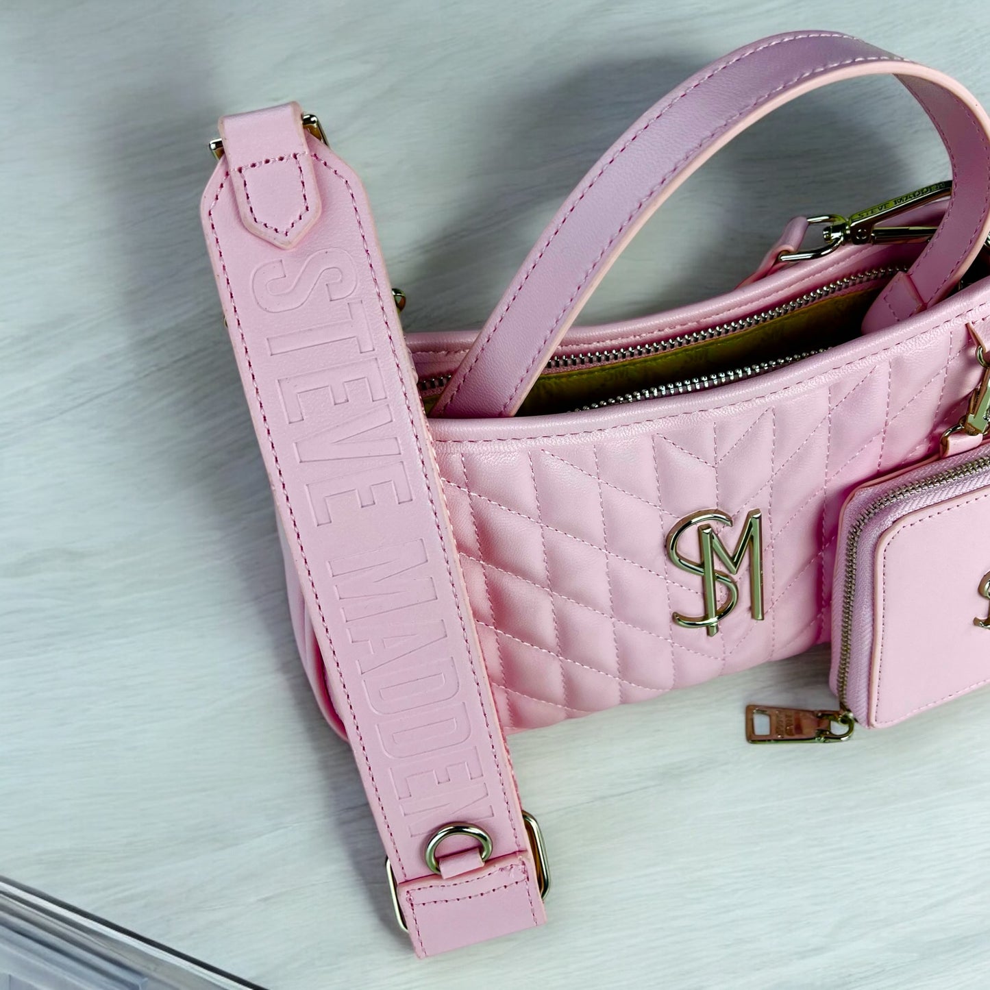 Steve Madden Crossbody y Hombro SM Rosa