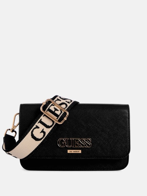 Guess Crossbody - Billetera negra
