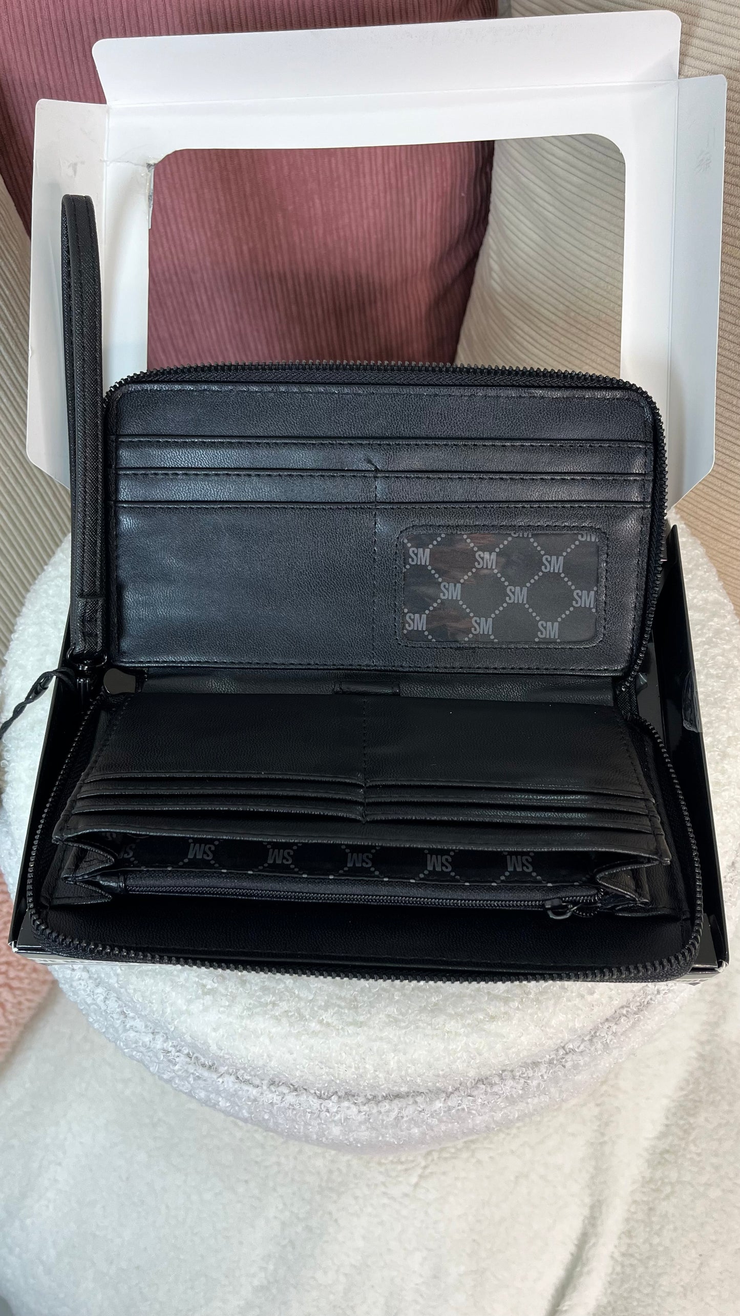 Steve Madden Billetera - Passport Negra