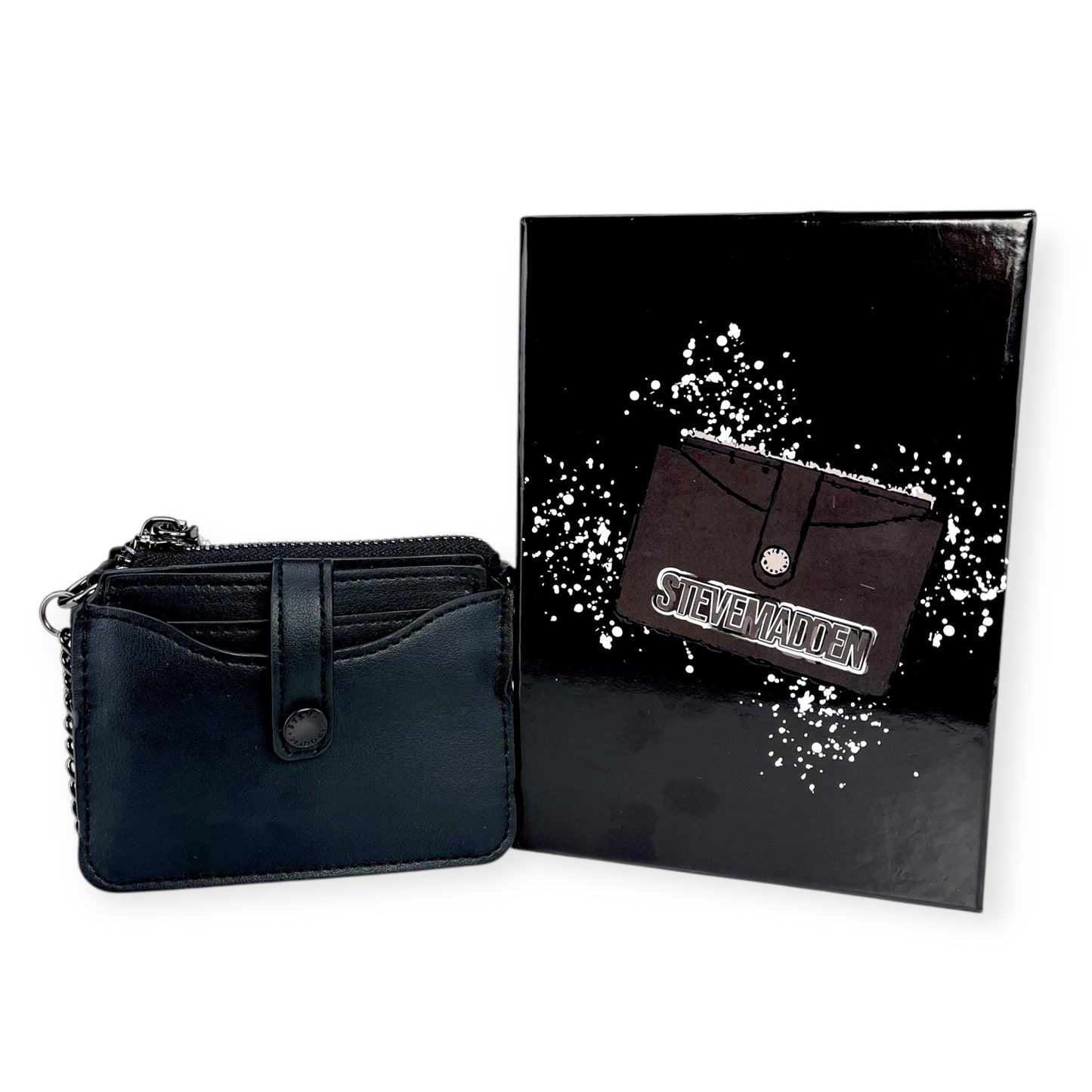 Steve Madden Billetera mini Crossbody Negra