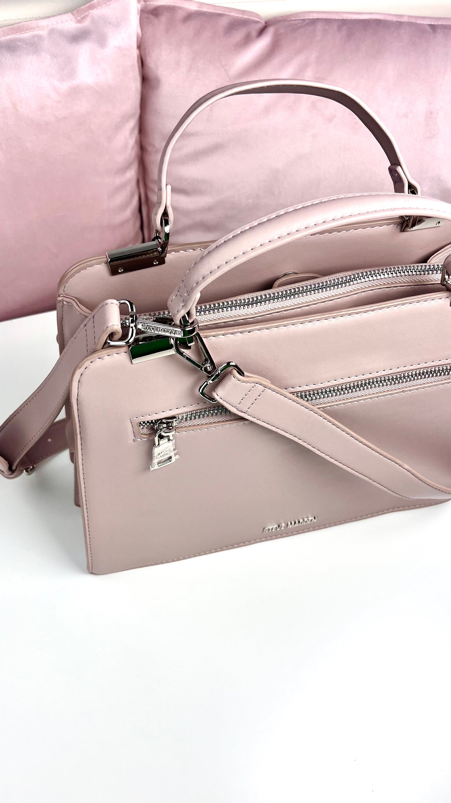 Steve Madden Satchel - Wallet Rosa Suave