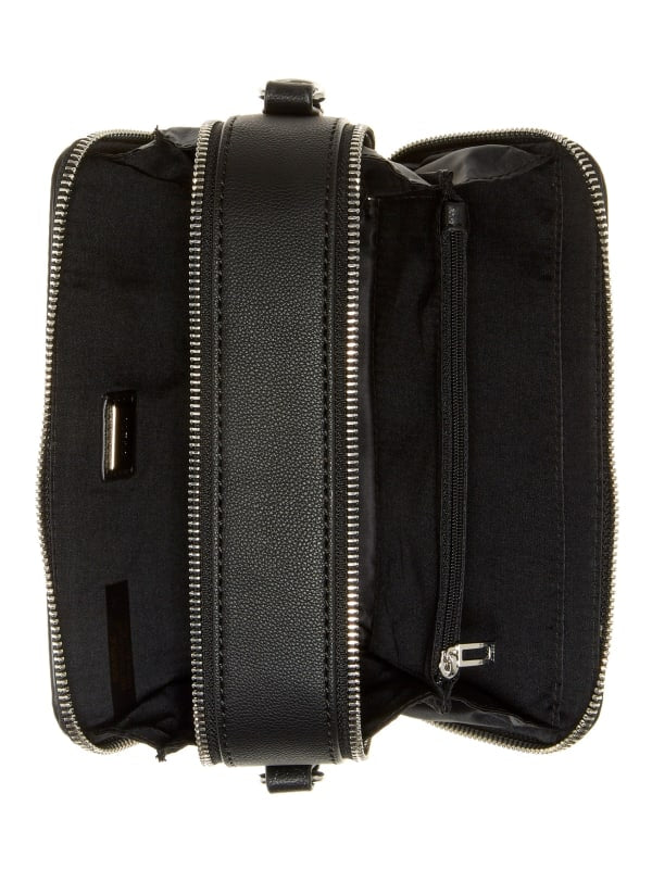 Guess Crossbody Doble Negro