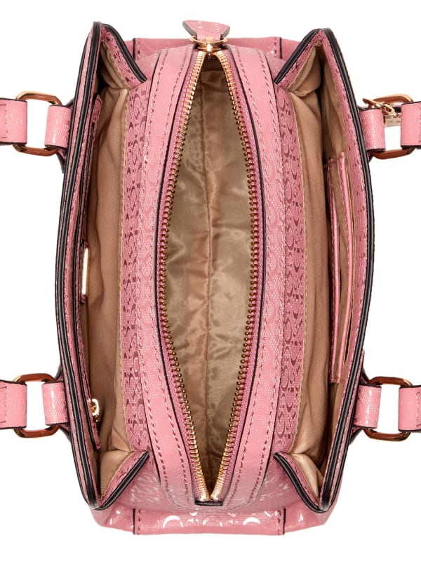 Guess Satchel Heart Rosa