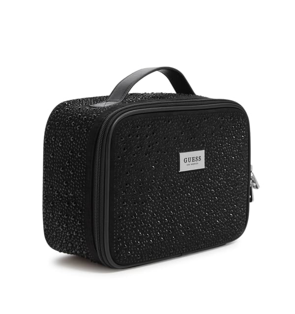 Guess Cosmetiquera Glitz Negra