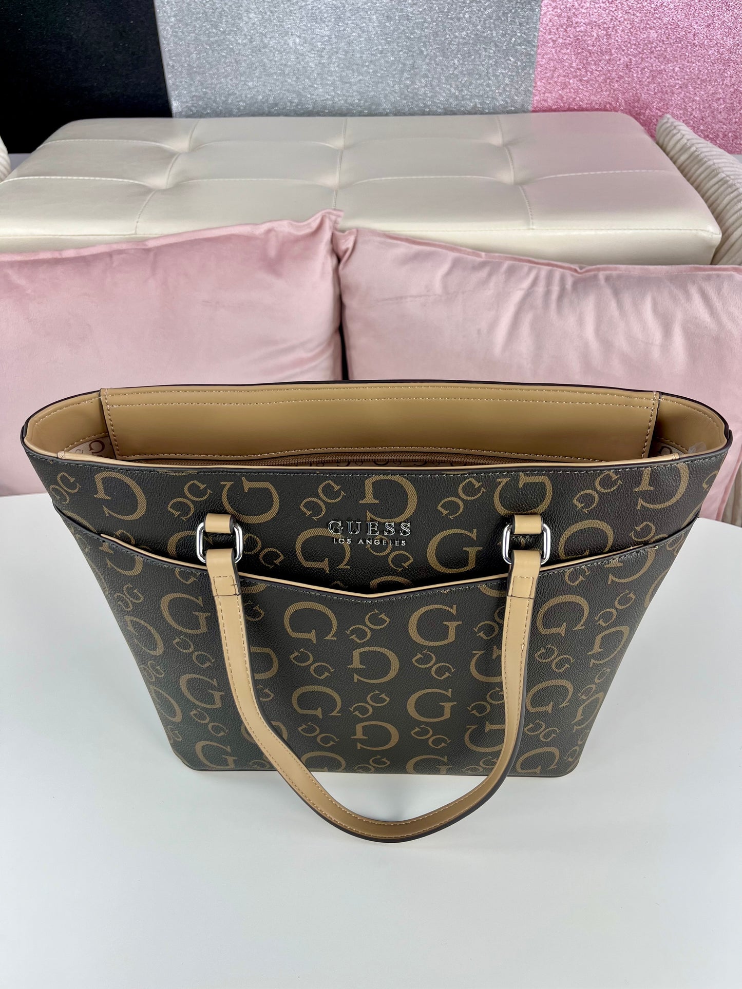 Guess Tote BAG Café - Gold