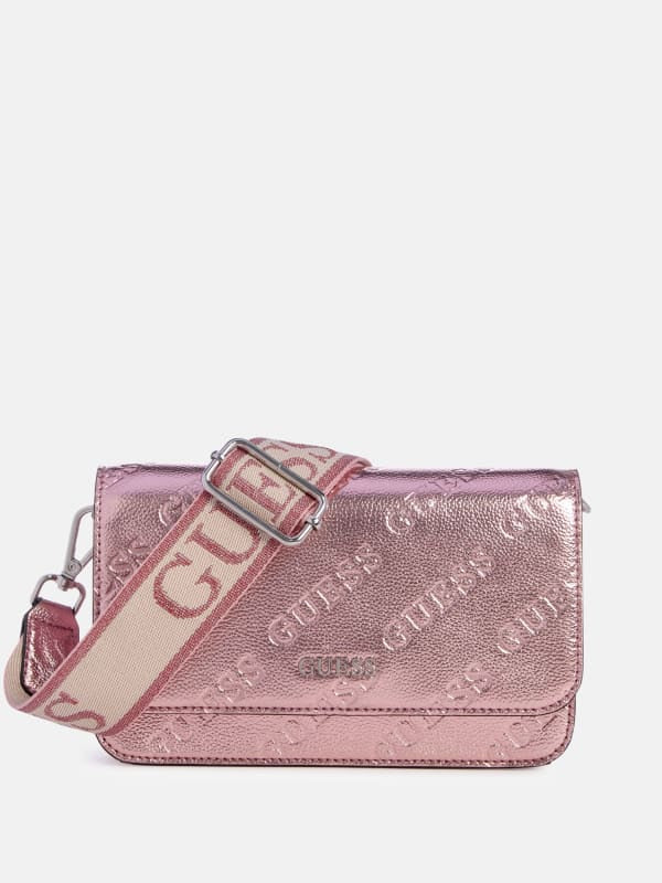 Guess Crossbody - Billetera Rosa