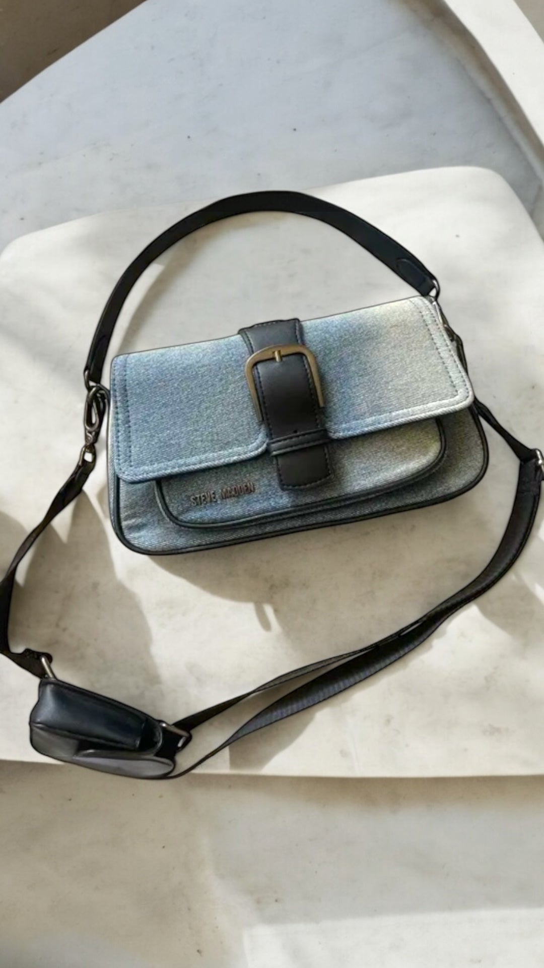 Steve Madden Crossbody Denim black