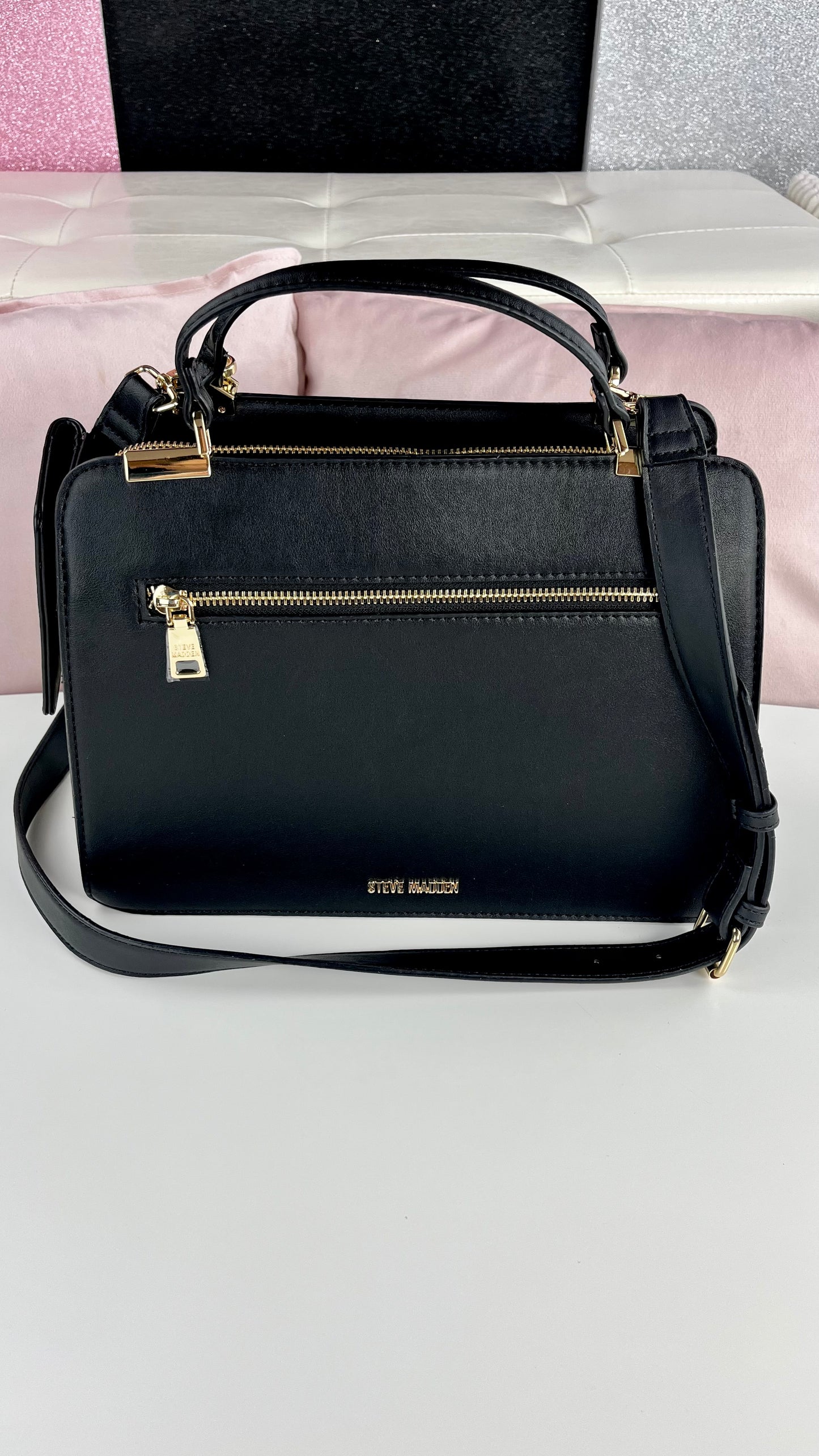 Steve Madden Satchel - Wallet Black - Gold