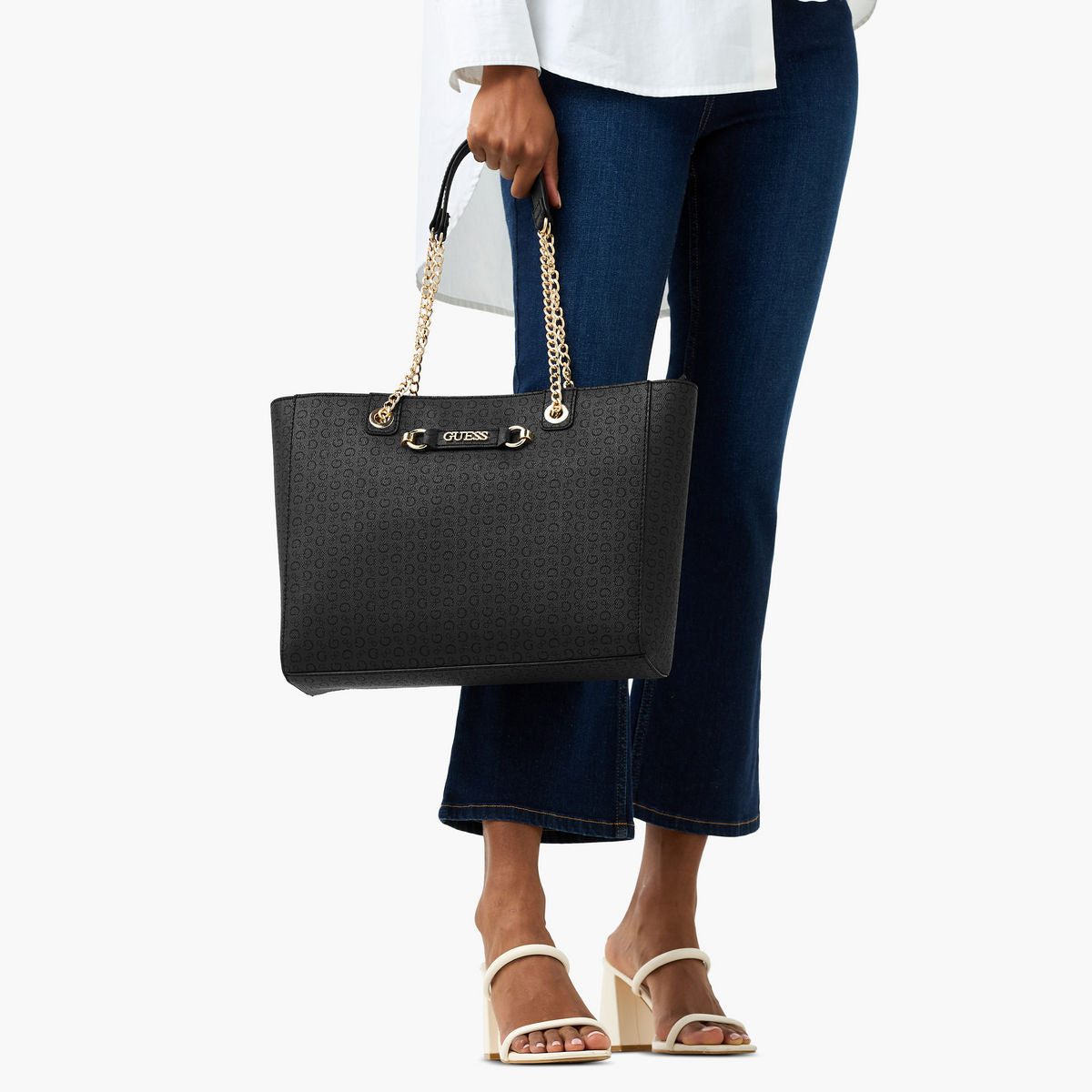 Guess Tote BAG Negro Insignia