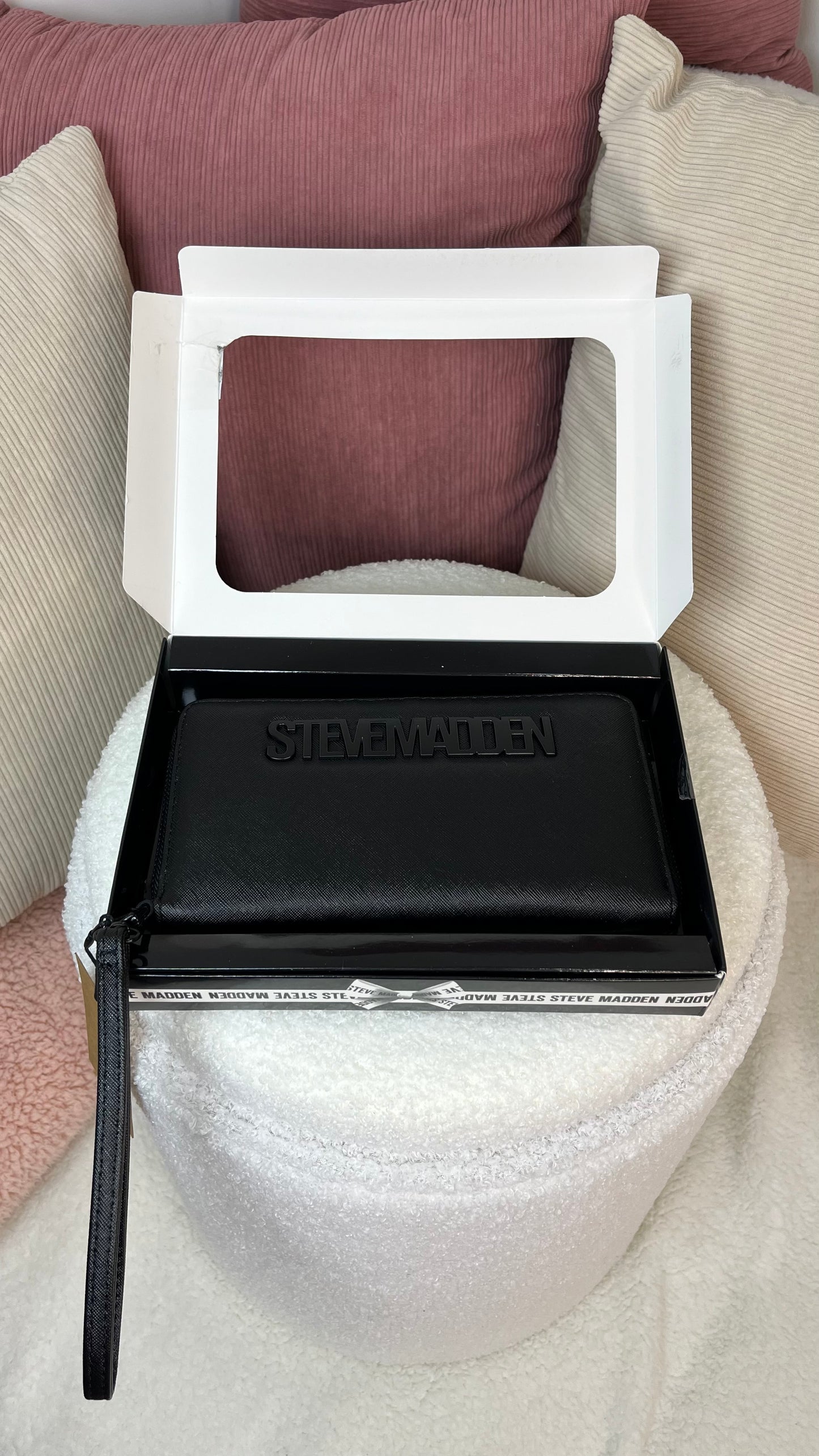 Steve Madden Billetera - Passport Negra