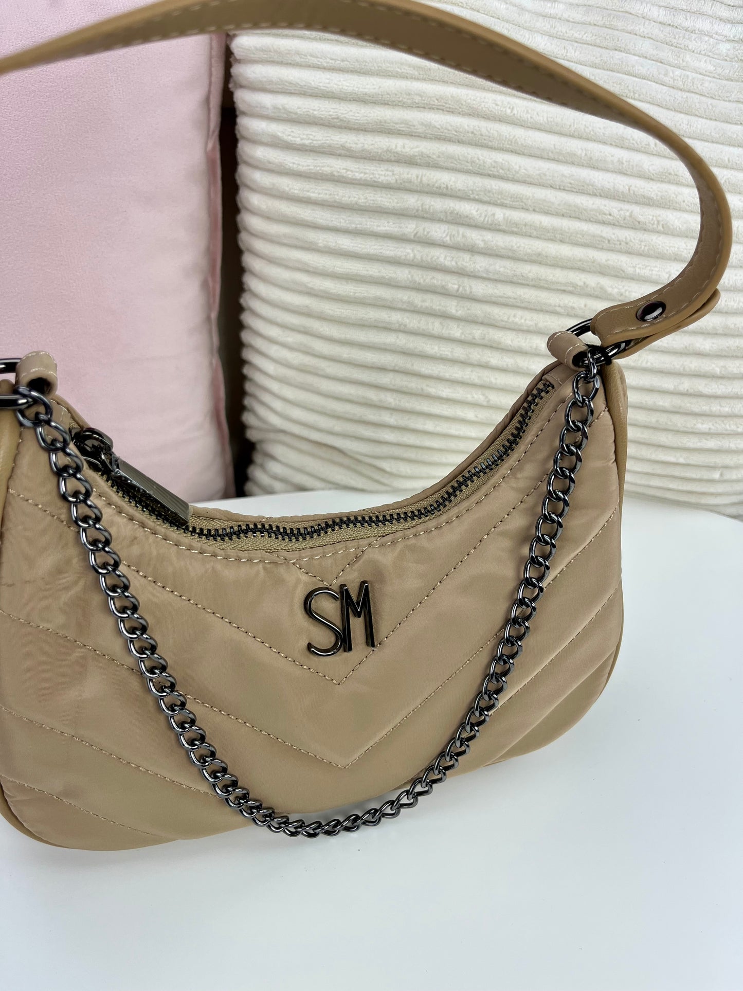 Steve Madden Bolso Mano - Hombro Café claro