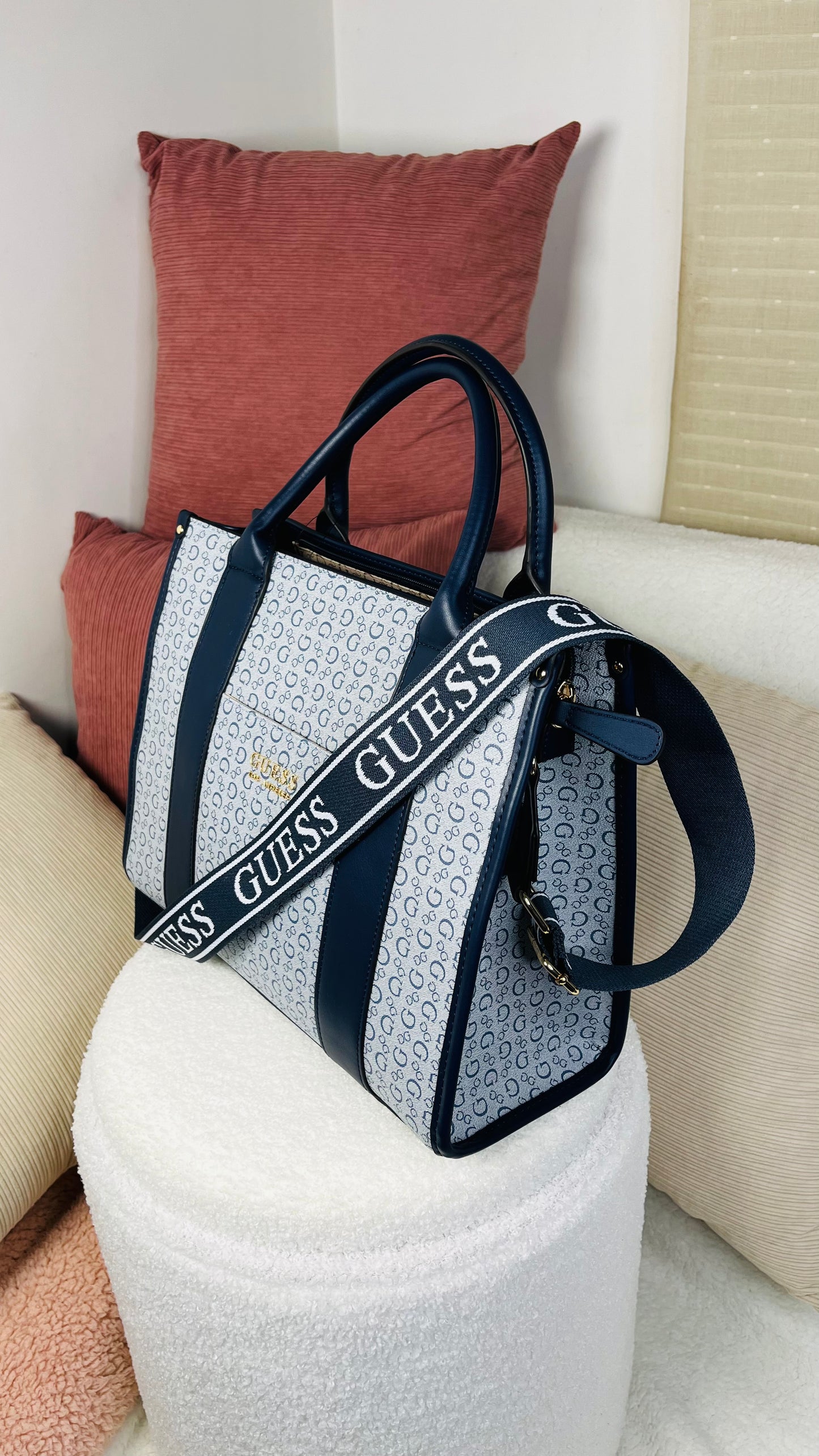 Guess Tote - Crossbody Mediano Blue