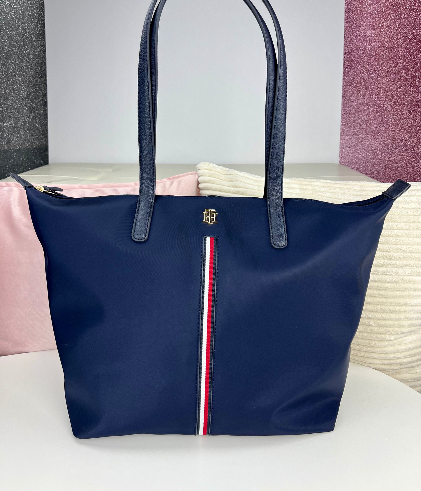Tommy Hilfiger Tote Bag Blue Sea