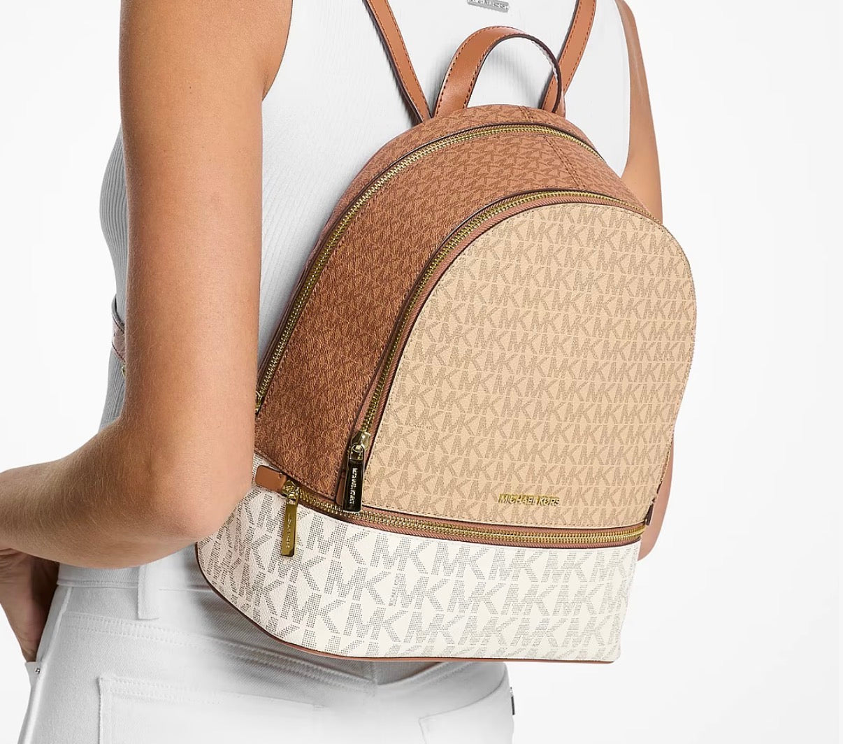 Michael Kors Mochila Café Multicolor