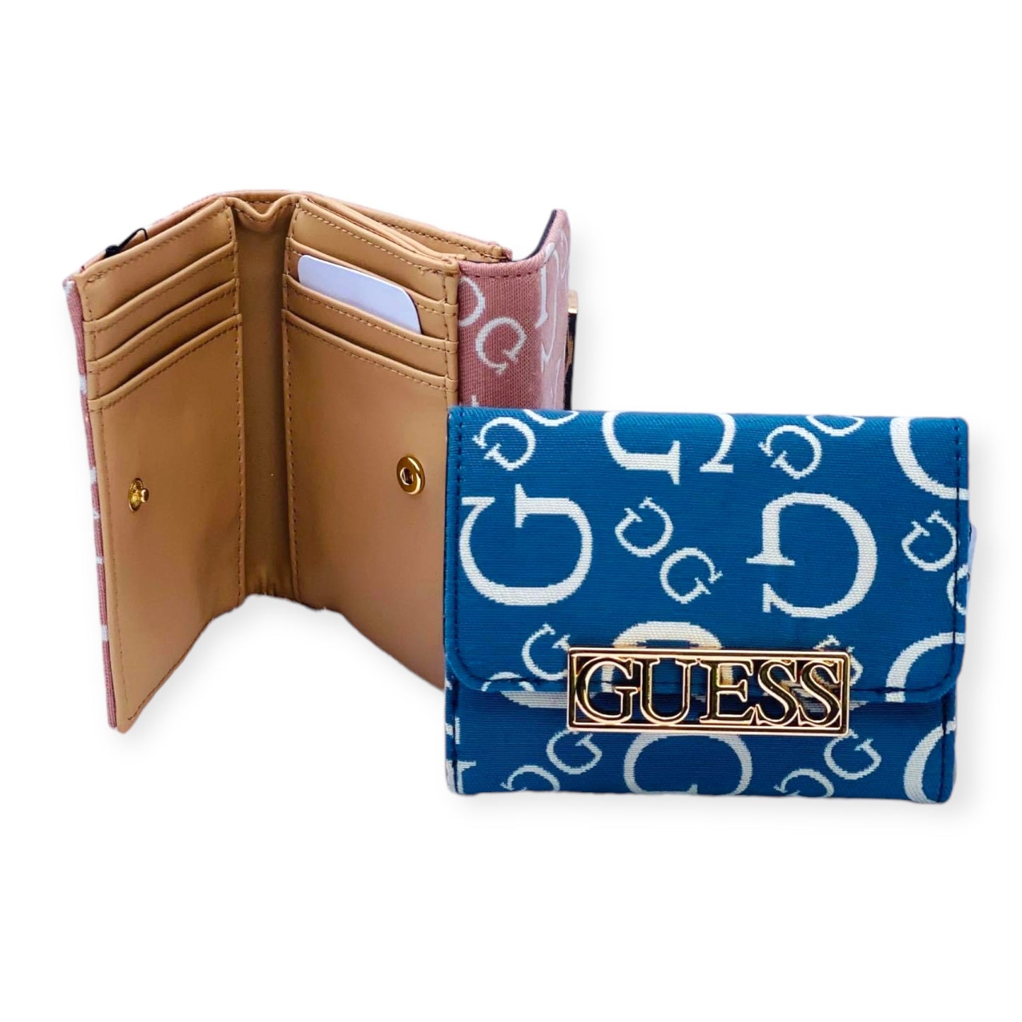Guess Billetera azul denim