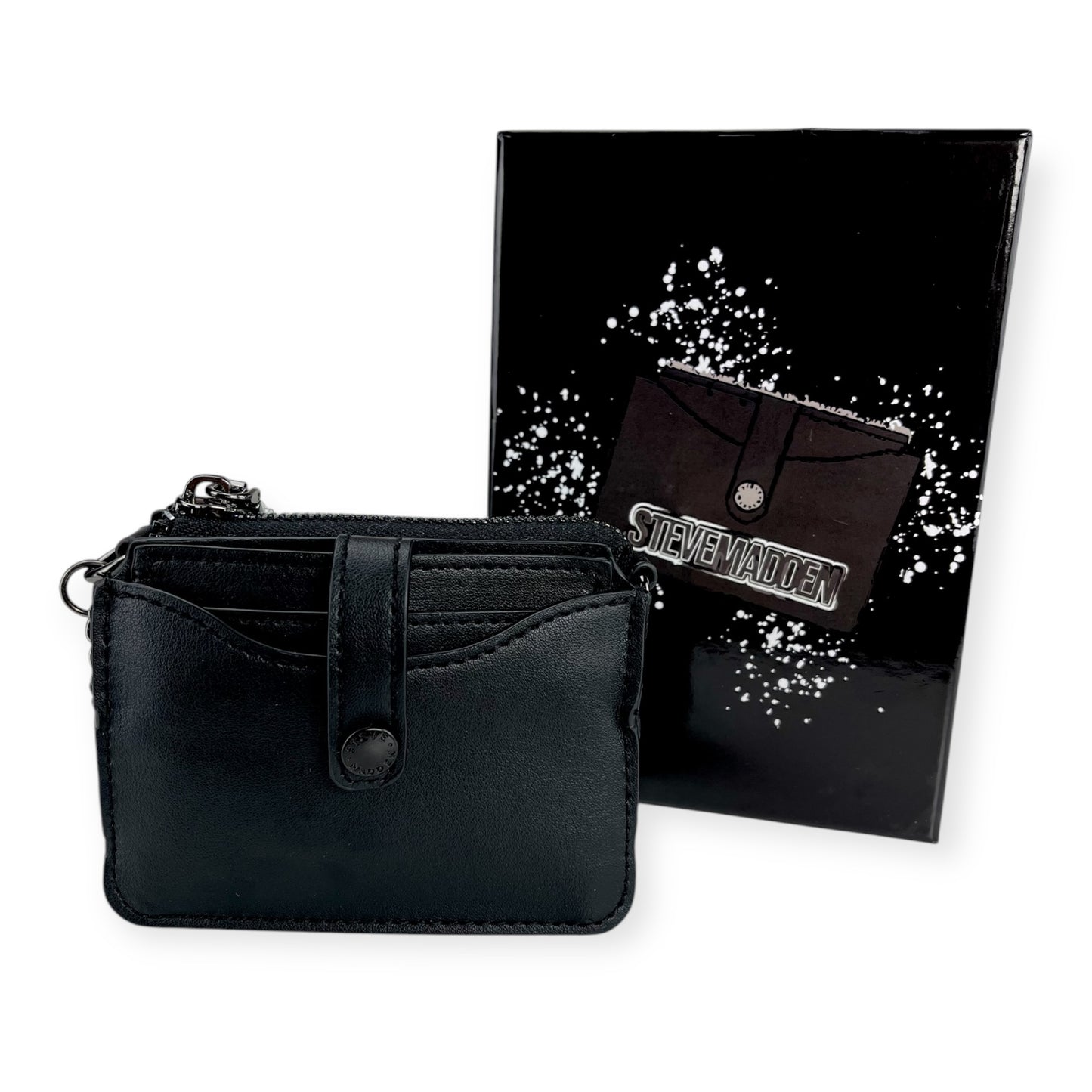 Steve Madden Billetera mini Crossbody Negra