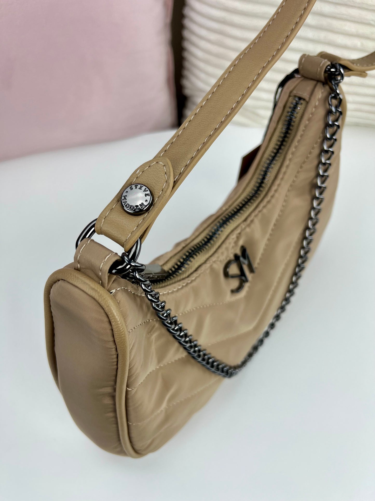 Steve Madden Bolso Mano - Hombro Café claro