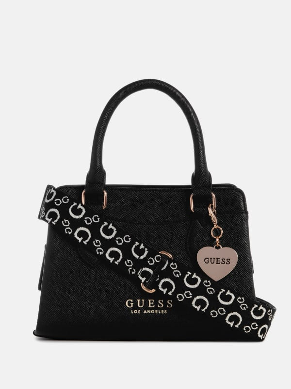 Guess Satchel Heart Black