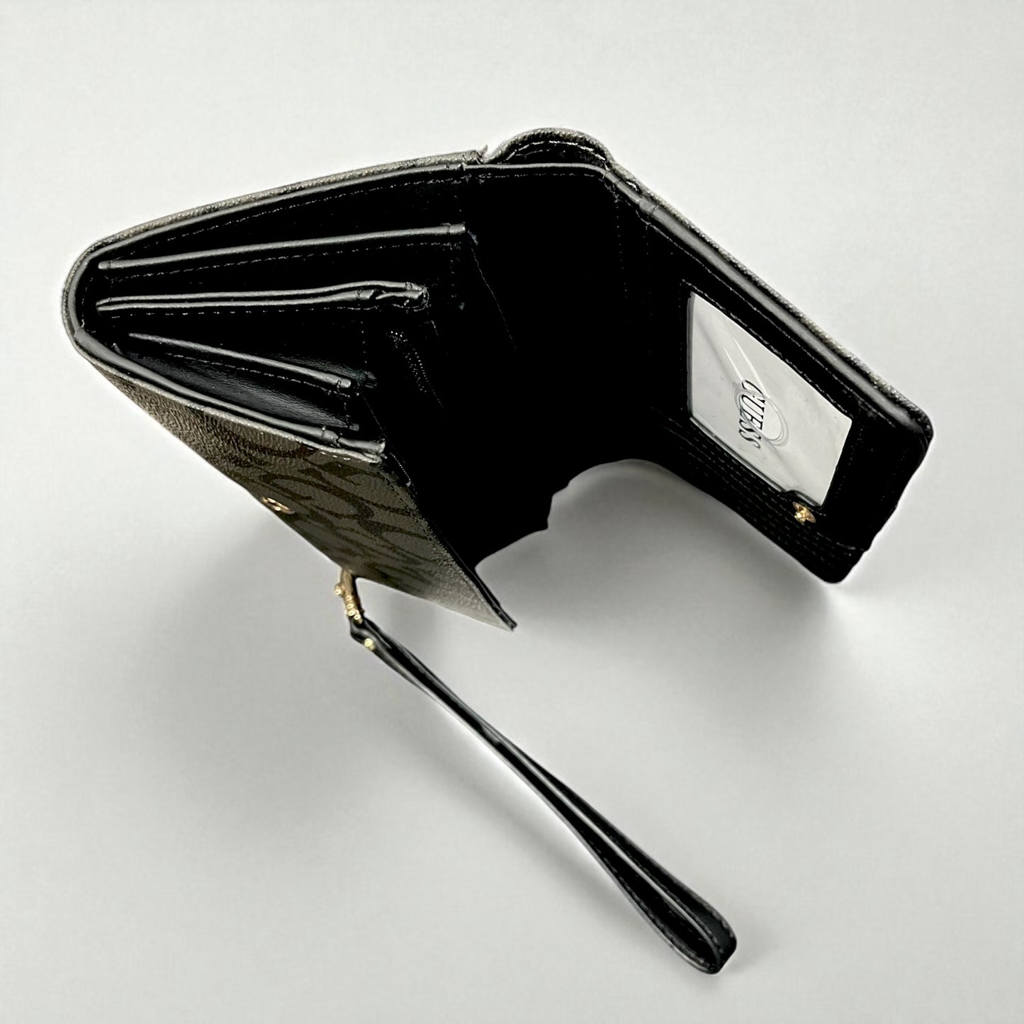 Guess Wallet Lines Black