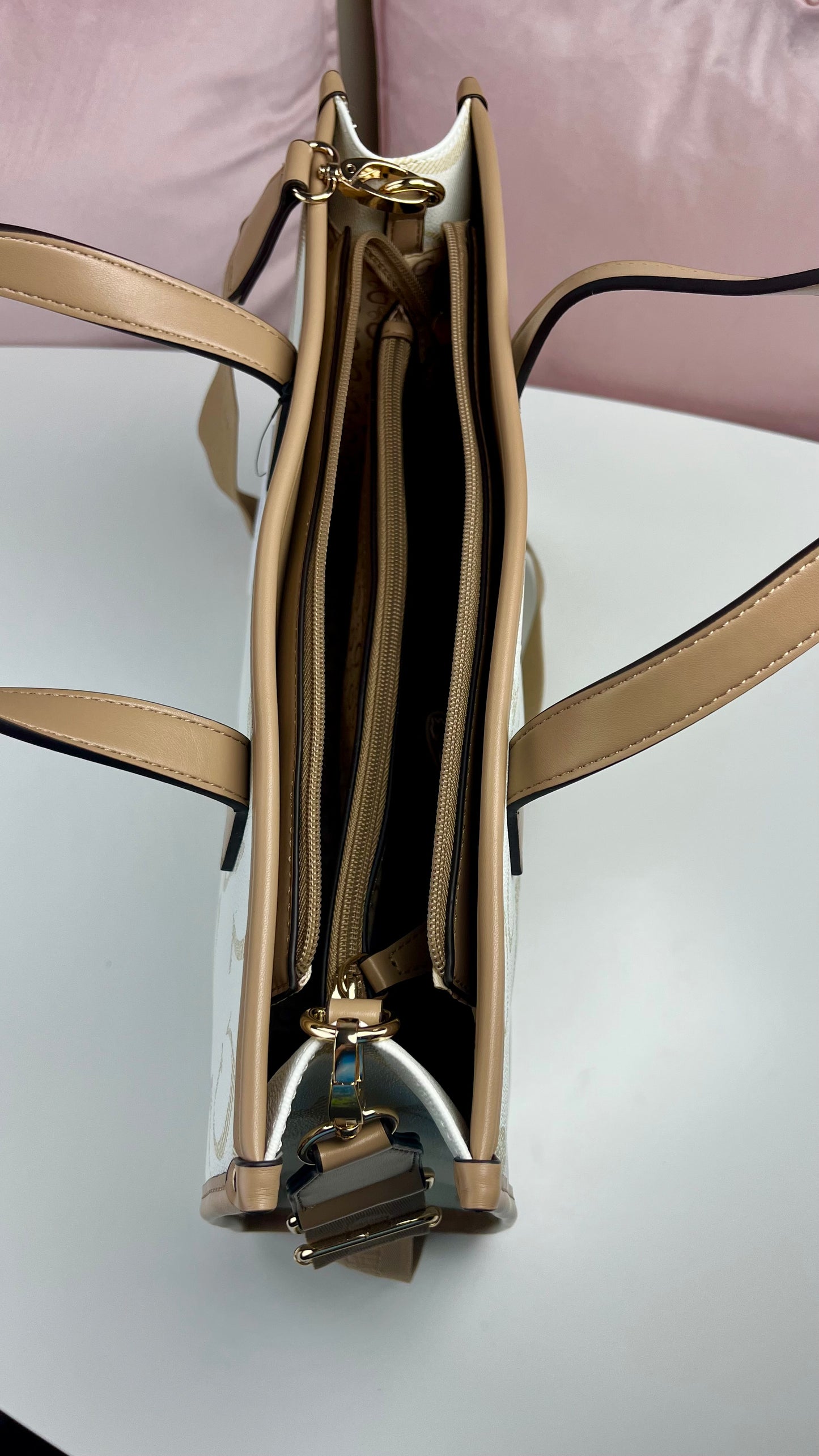 Guess Tote BAG Beige y Crossbody