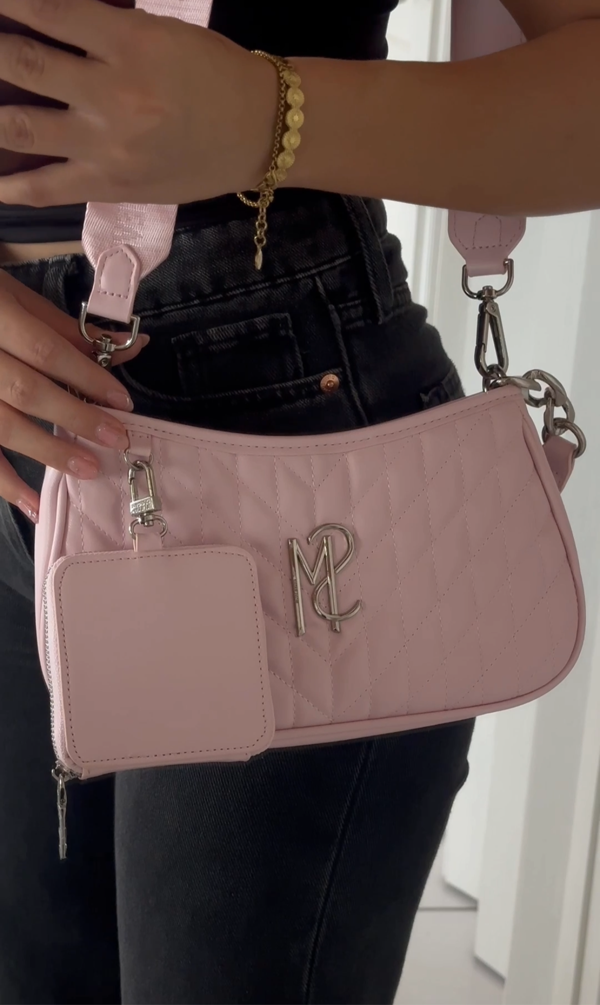 Steve Madden Crossbody y Hombro SM Rosa