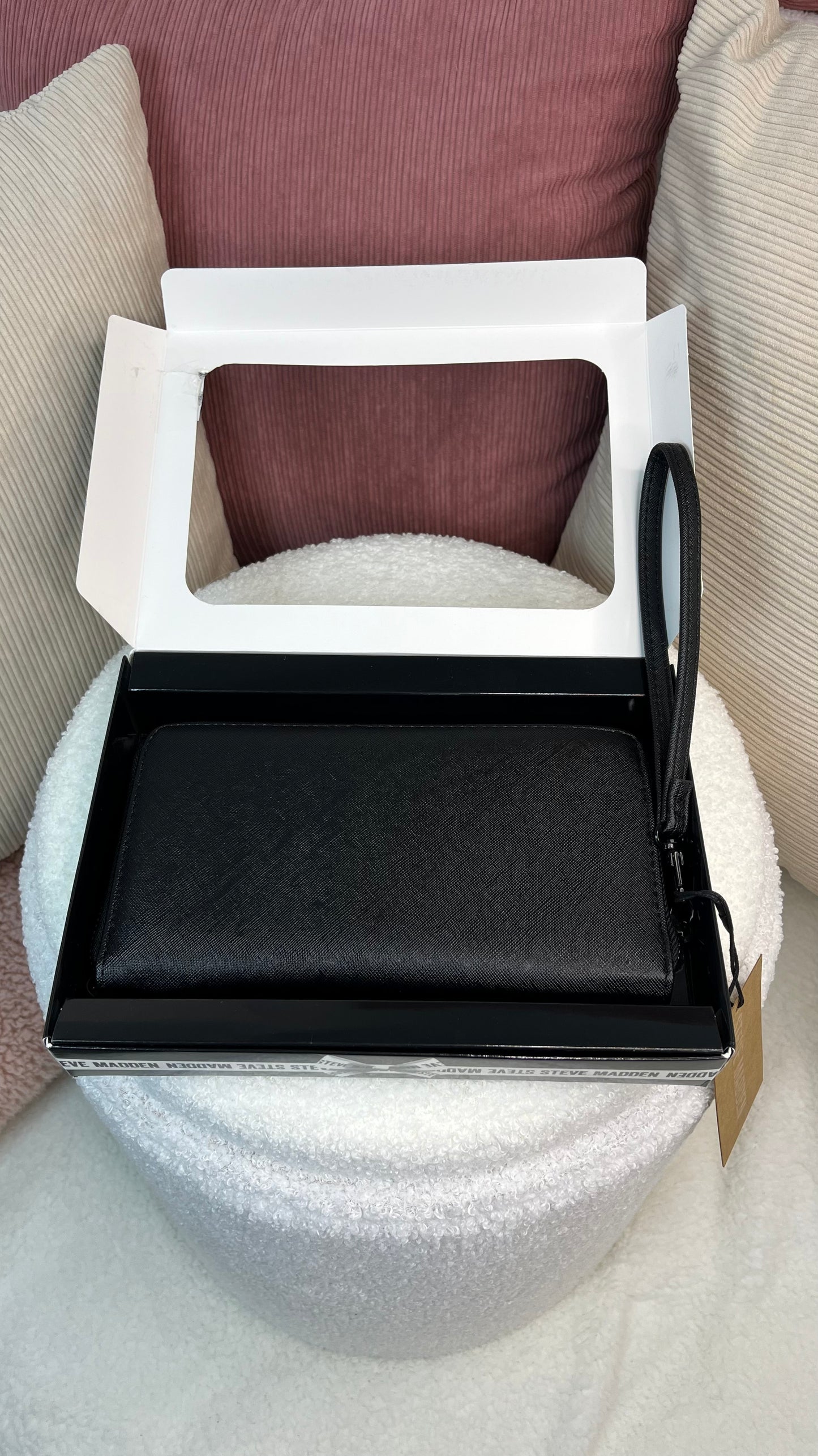 Steve Madden Billetera - Passport Negra