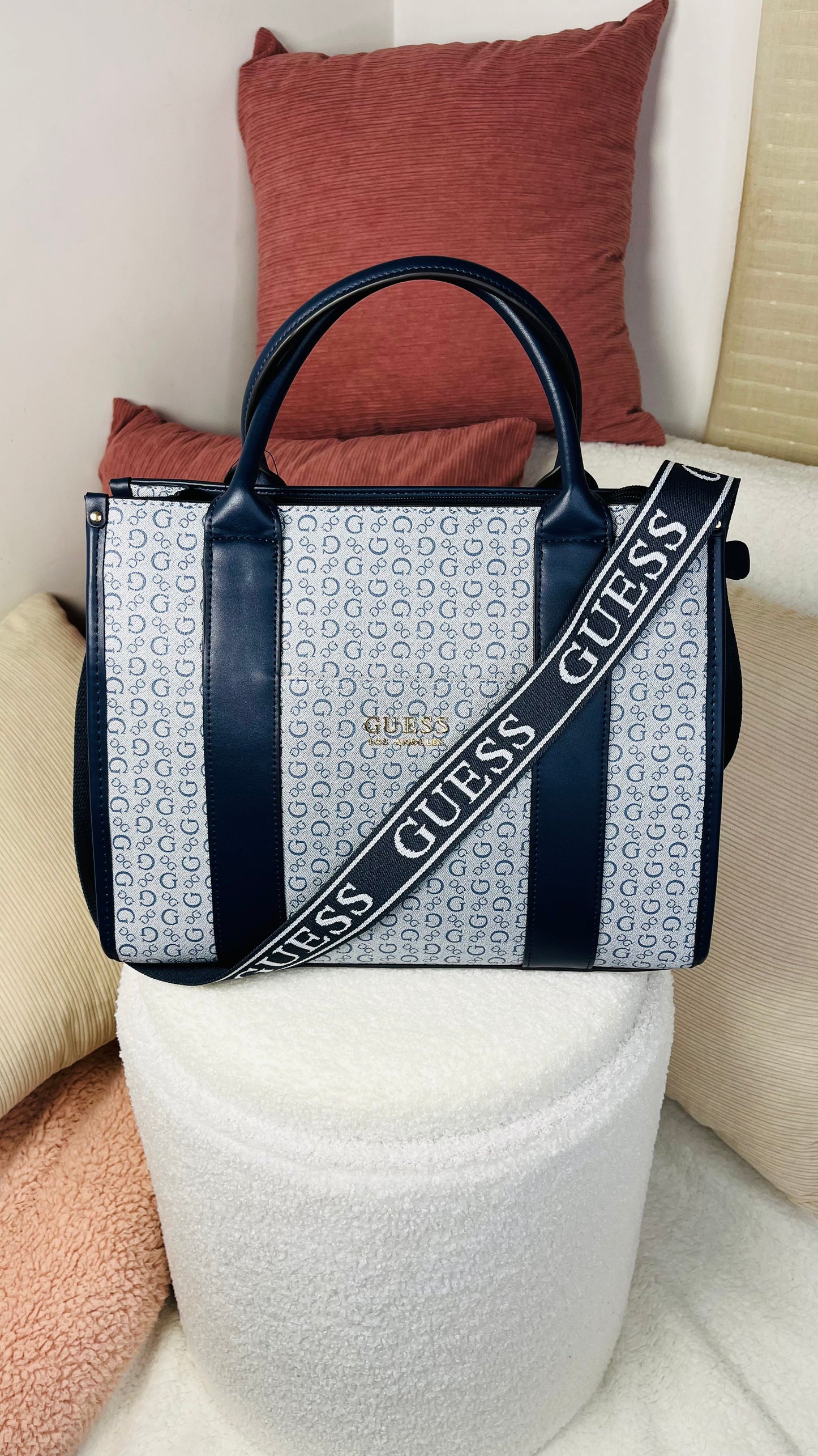 Guess Tote - Crossbody Mediano Blue