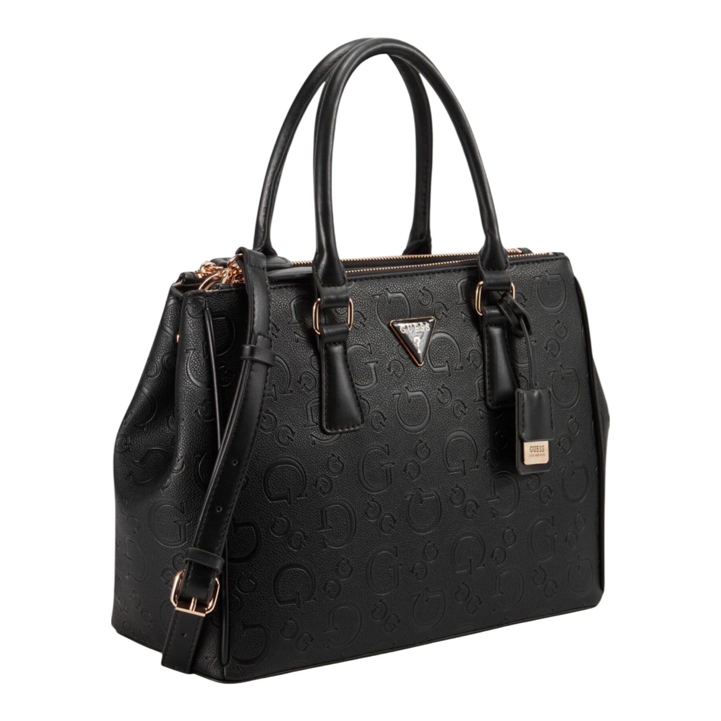 Guess Satchel Negro Triple Crossbody