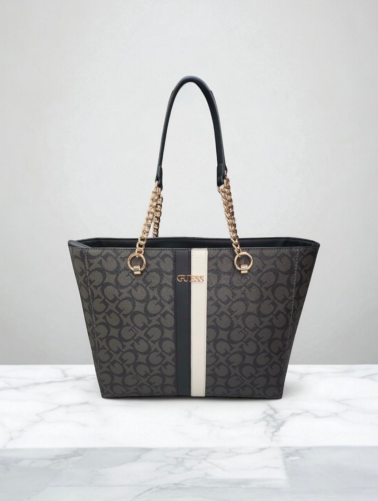 Guess Tote BAG negro Lines