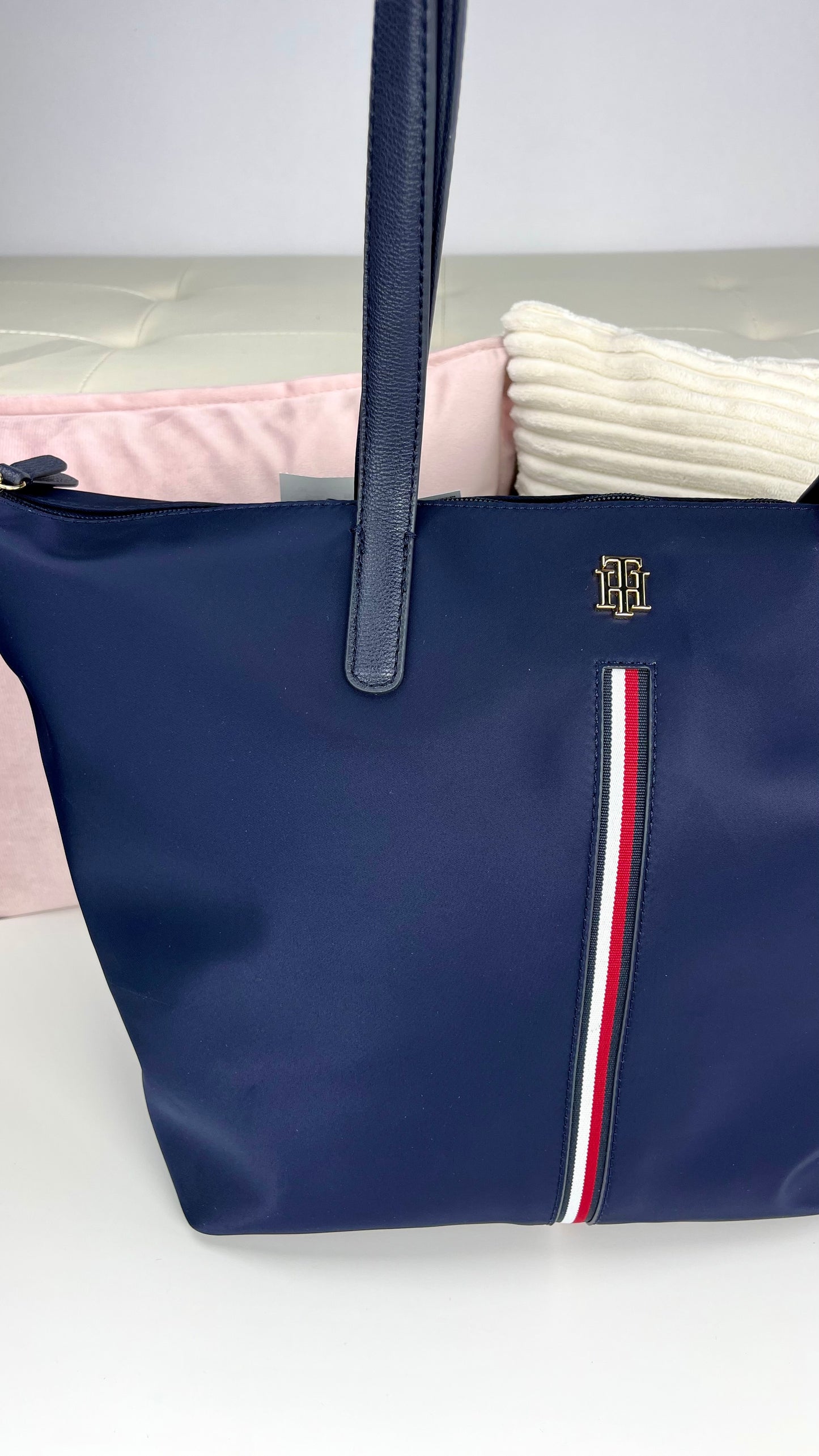Tommy Hilfiger Tote Bag Blue Sea
