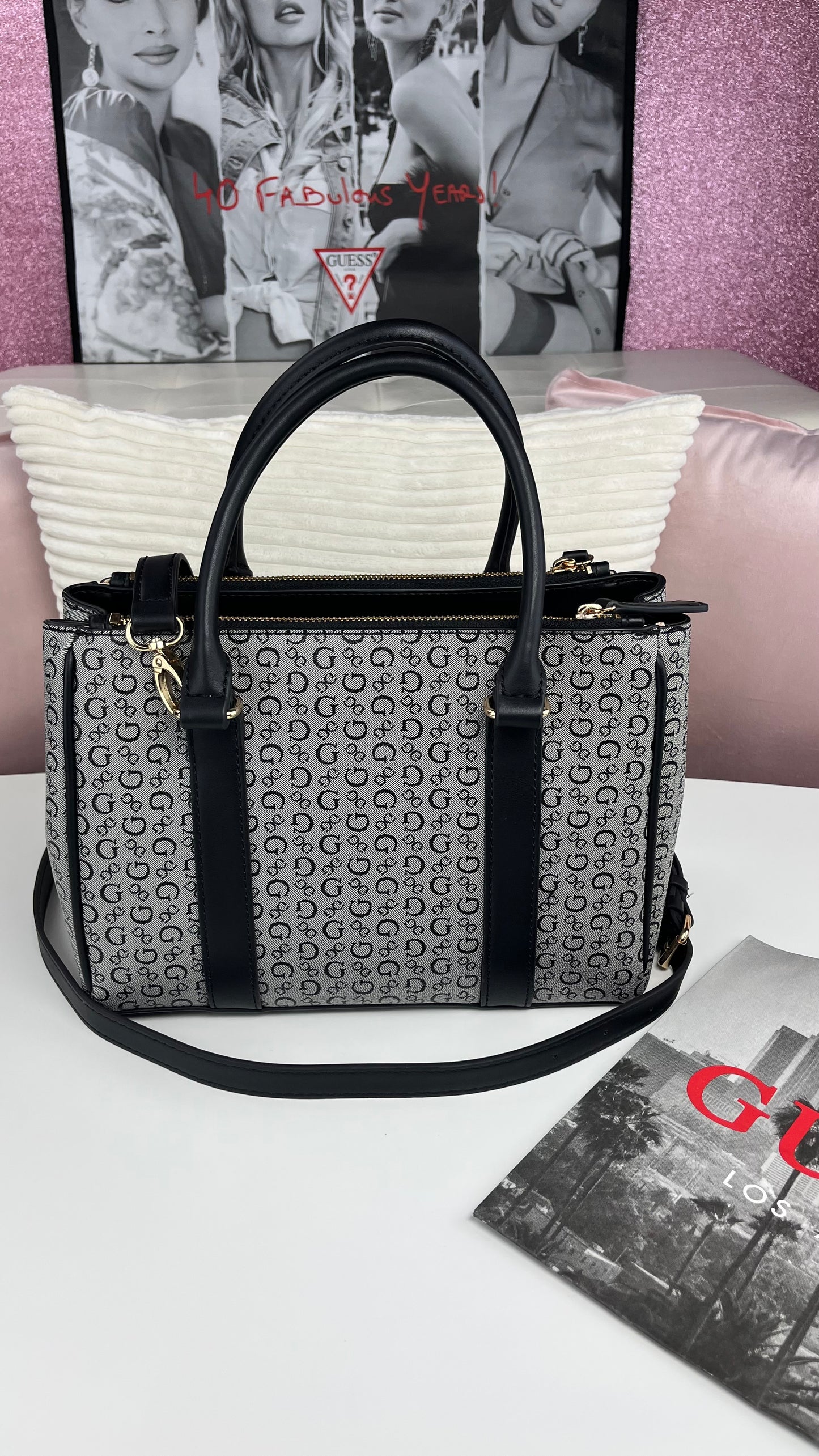 Guess Satchel Gris