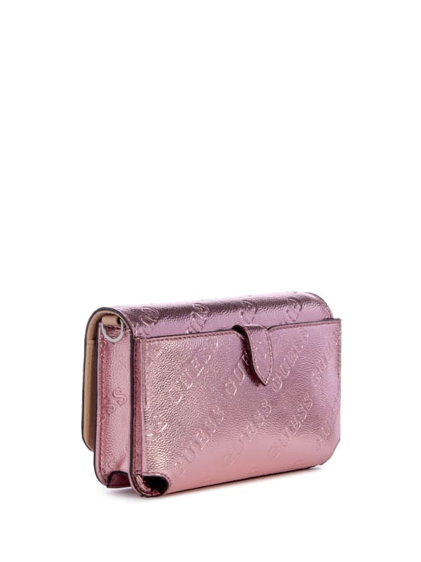 Guess Crossbody - Billetera Rosa