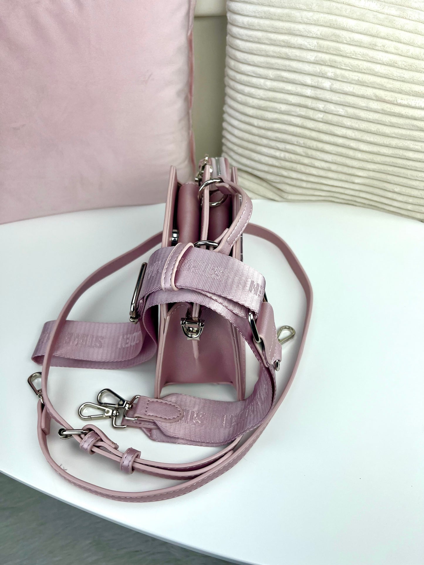Steve Madden Crossbody mini Rosa Metalic
