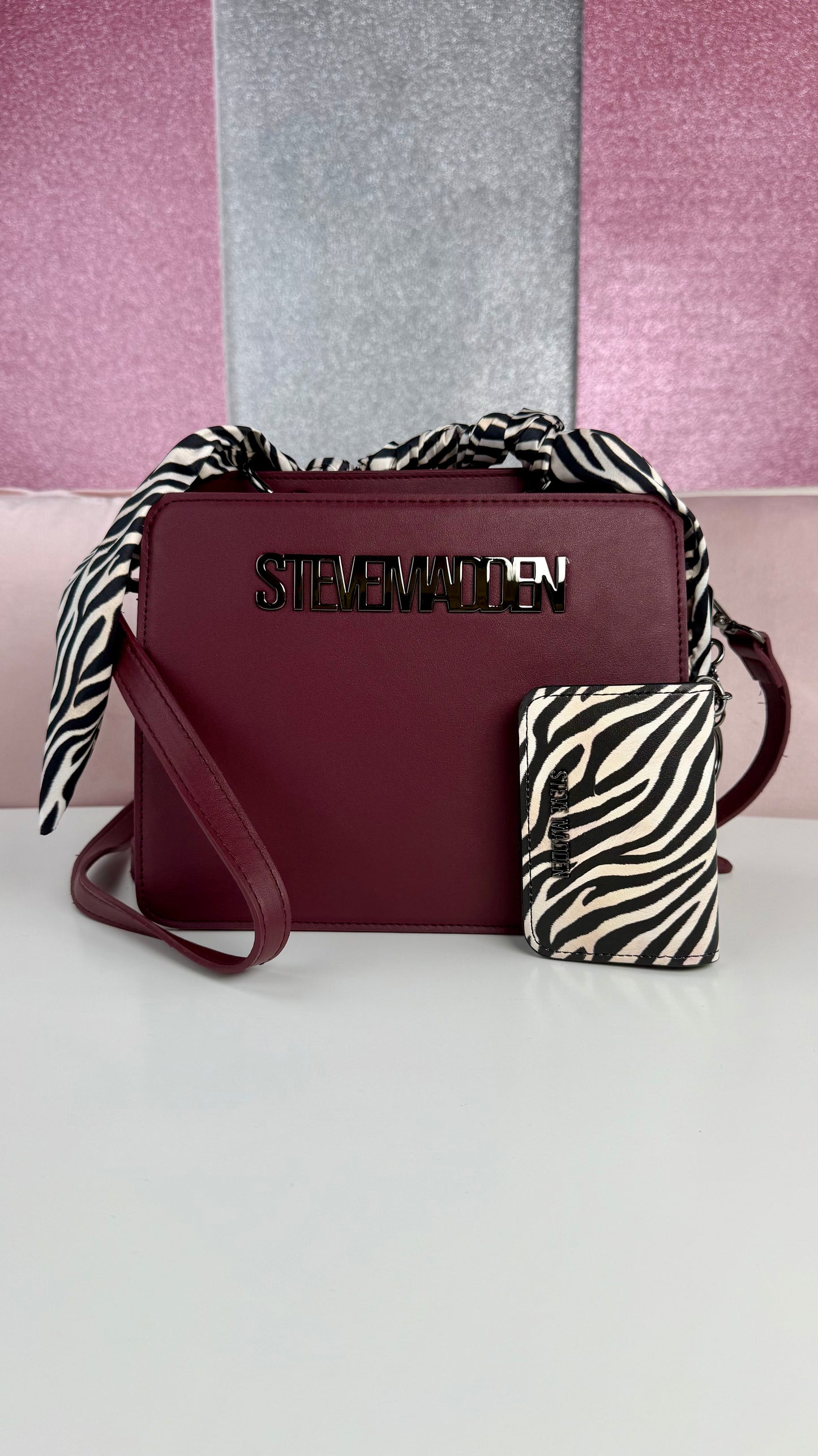 Steve Madden Crossbody Vino - Zebra