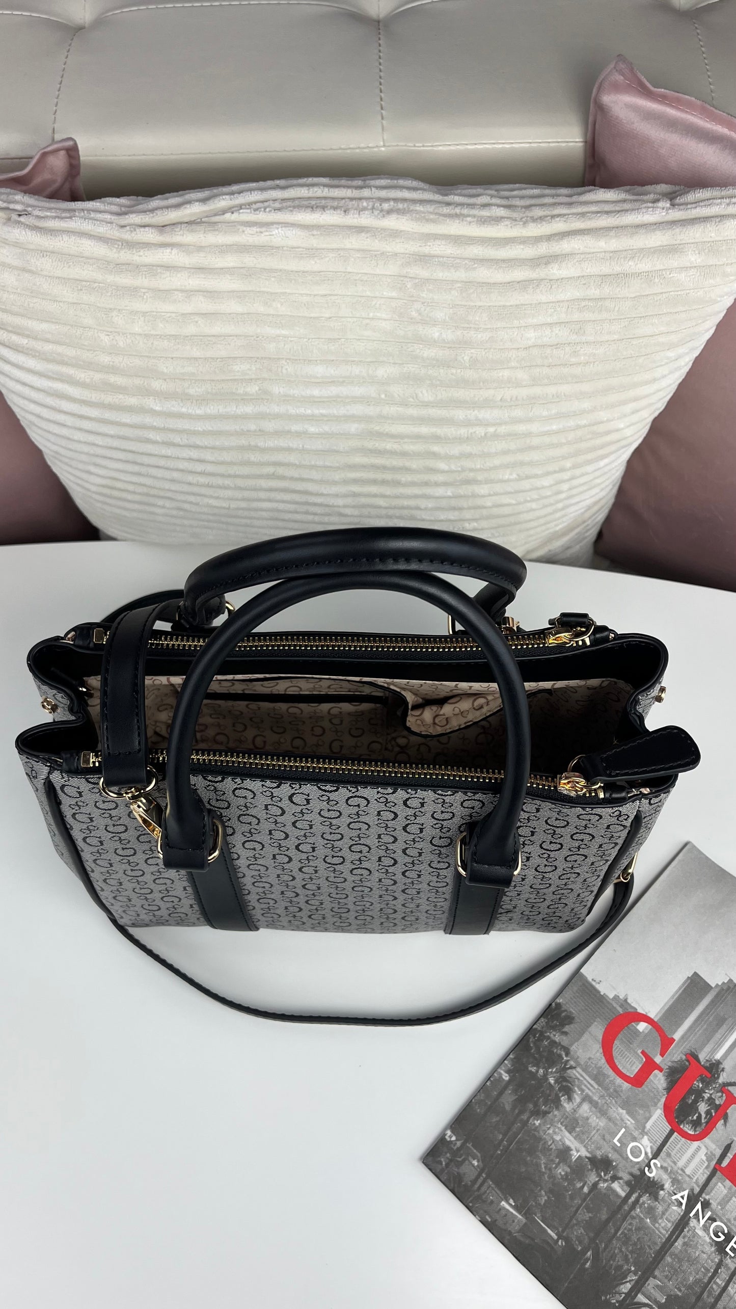 Guess Satchel Gris
