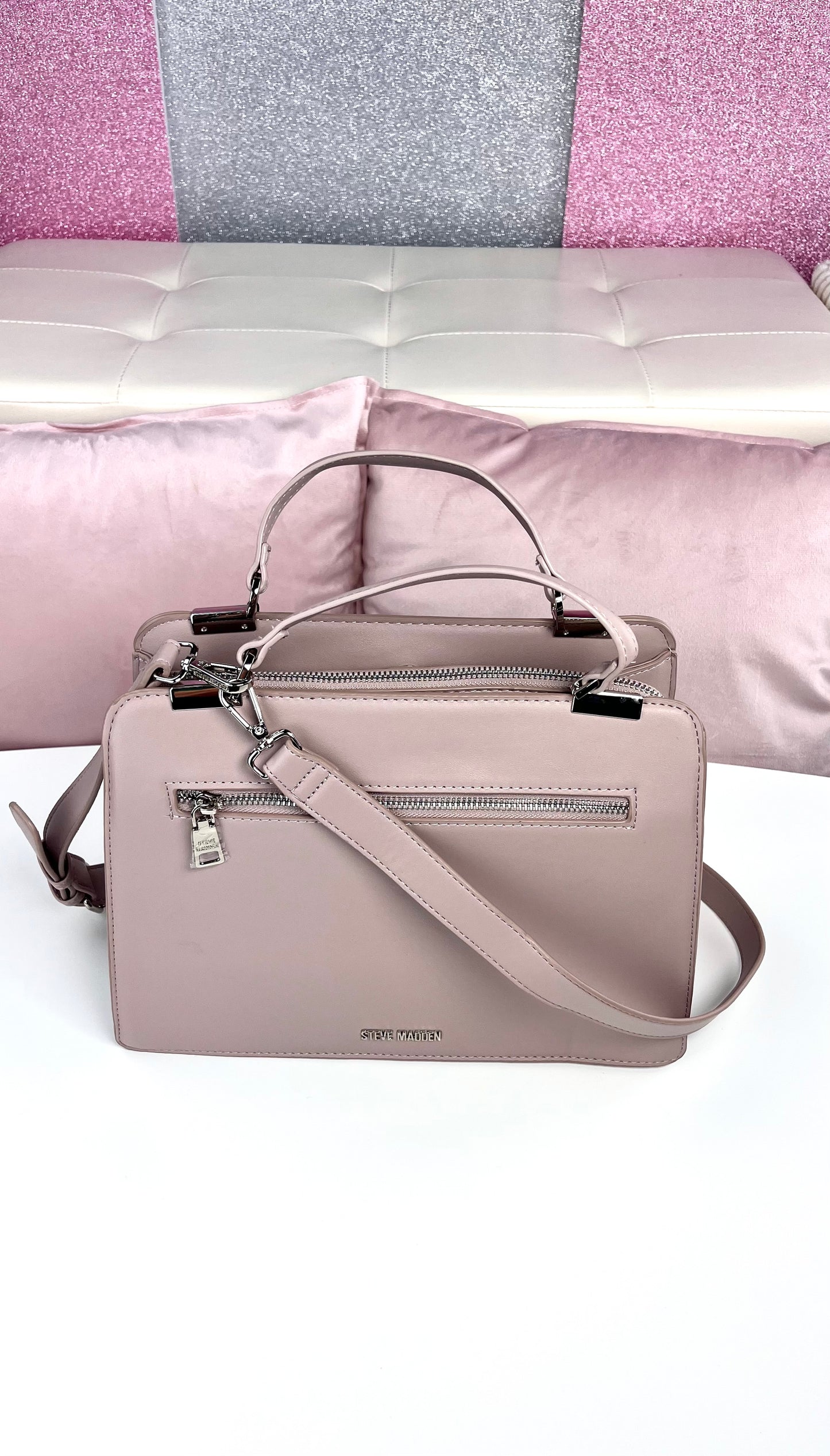 Steve Madden Satchel - Wallet Rosa Suave