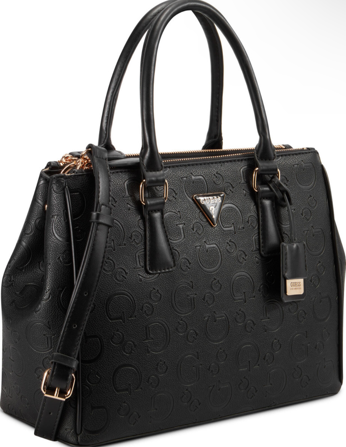 Guess Satchel Negro Triple Crossbody