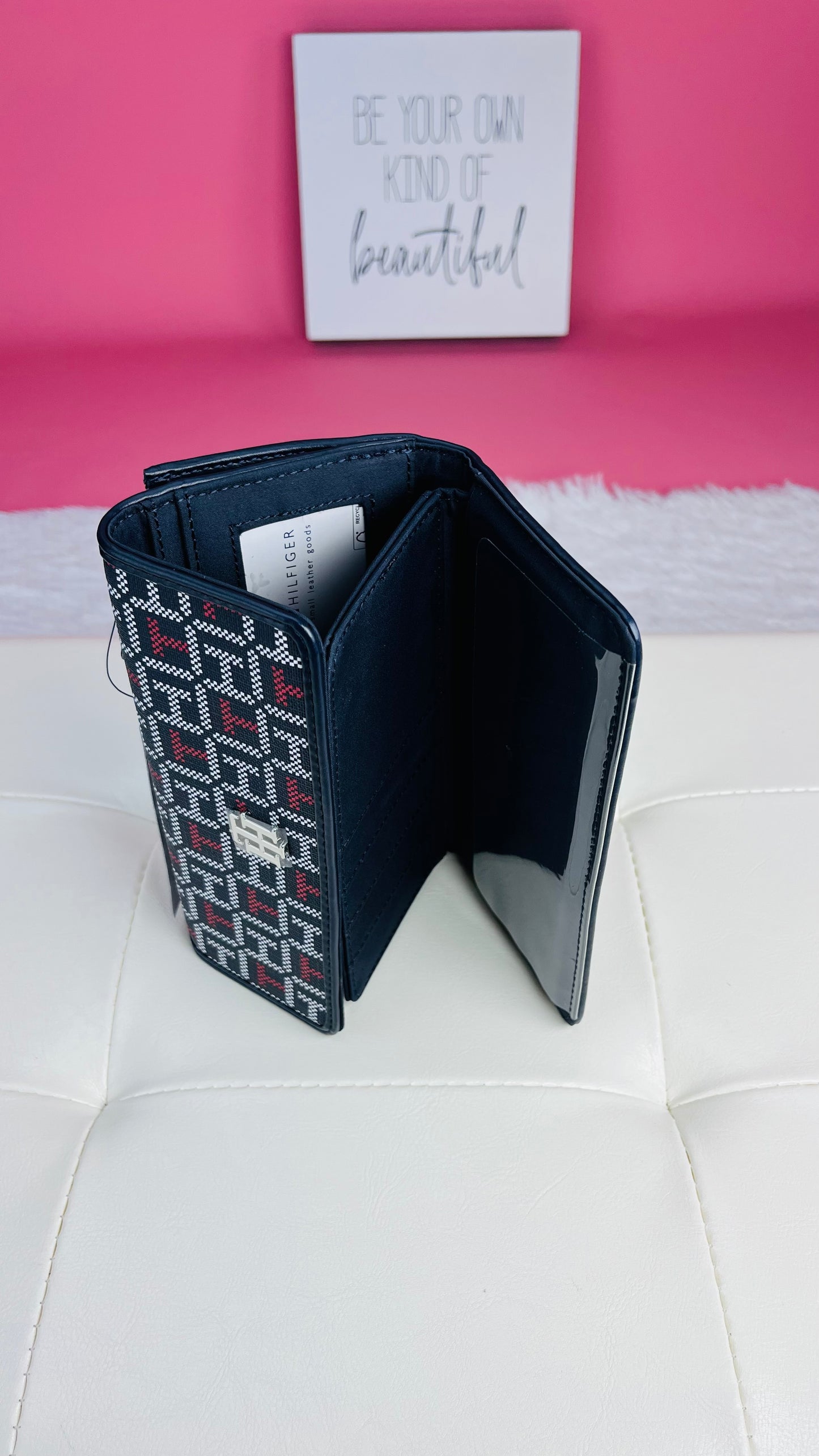 Tommy Hilfiger Billetera Black - Red