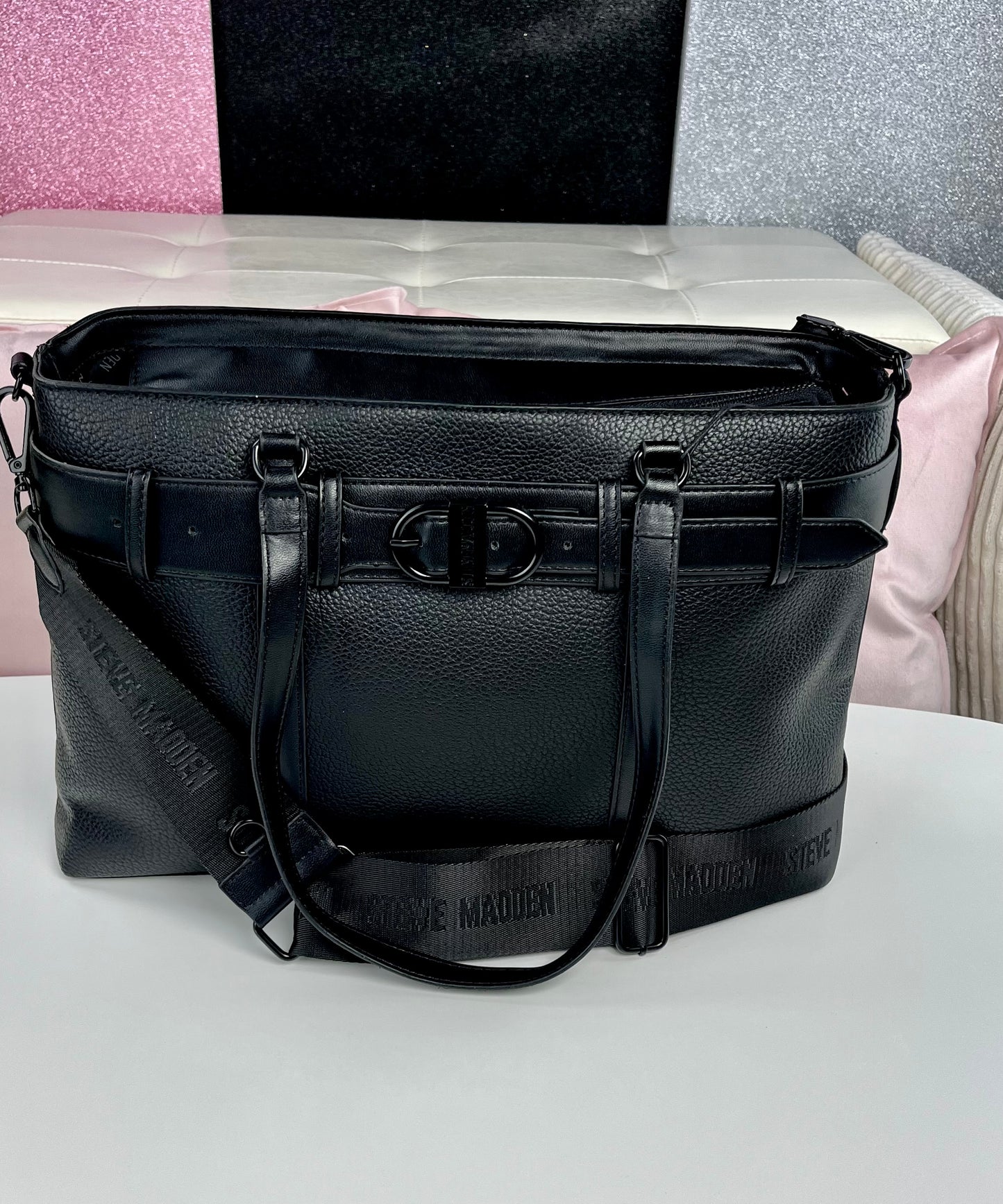 Steve Madden Tote Bage BLACK