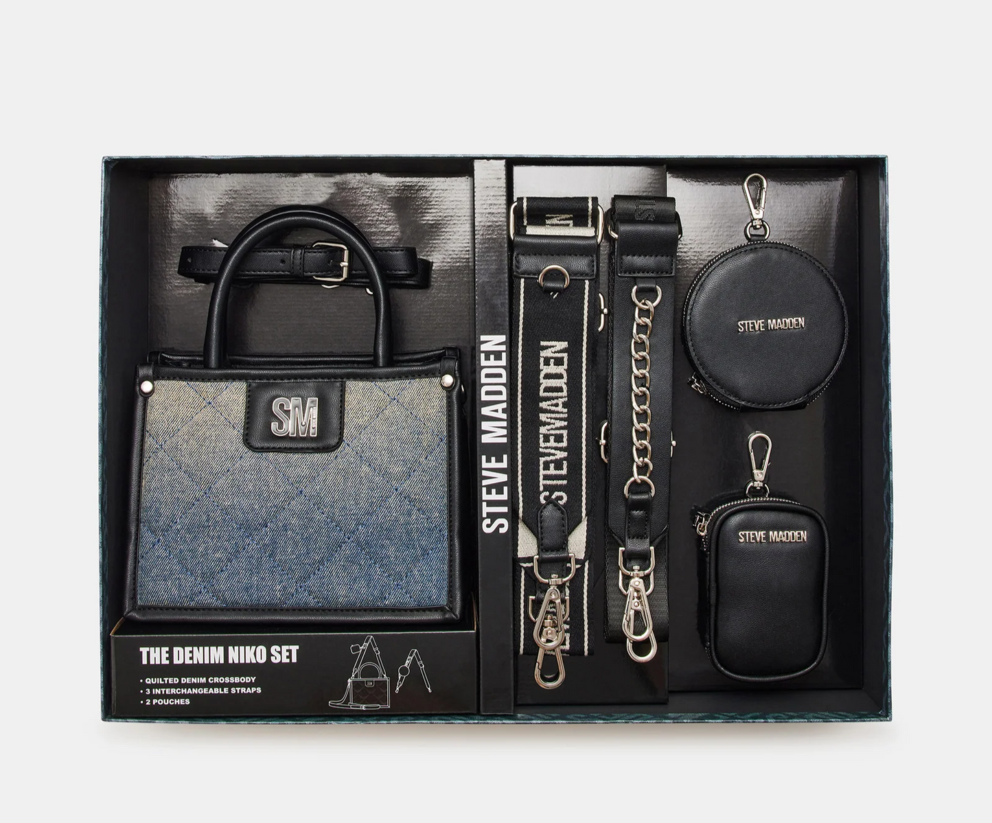 Steve Madden set Denim Crossbody