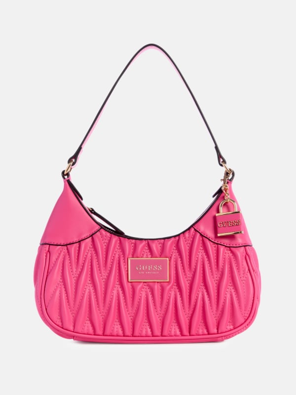 Guess Bolso Hombro Fluer Rosa