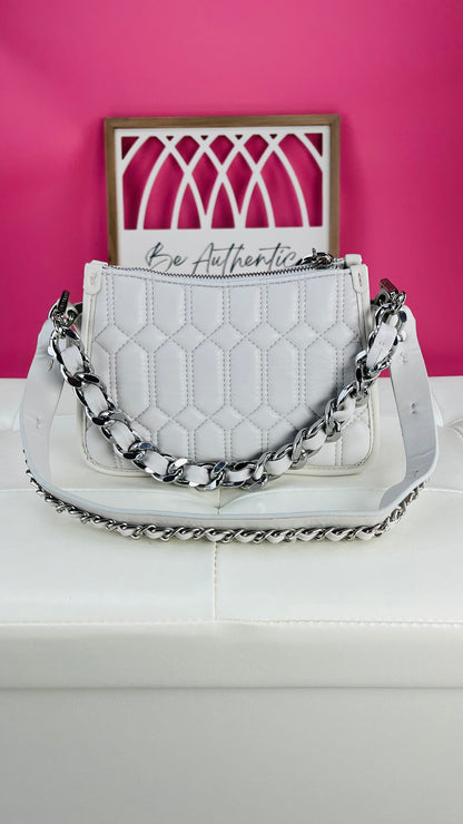 Steve Madden Mini Crossbody Blanco Cream